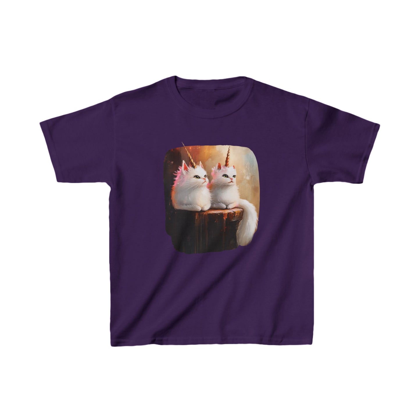 Neko Kawaii KidsCat Unicorns Graphic Tee- Kids Graphic Tee - Adorable Cat Unicorn Design for Young Cat and Unicorn Lovers
