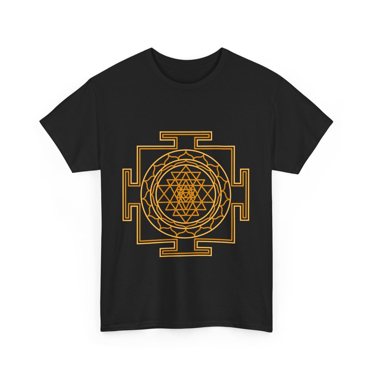 Sri Chakra, Shri Yantra Tee shirt, Graphic Tees, Yoga Wear, Zen, Spiritual, Meditation Gifts Unisex Heavy Cotton Graphic Tee T-Shirt