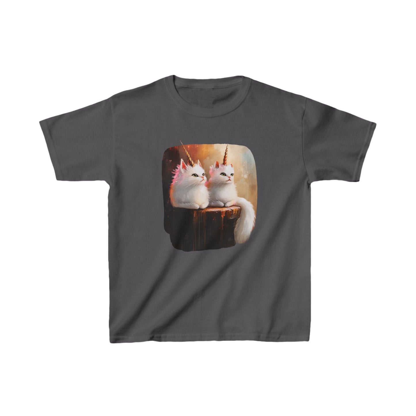 Neko Kawaii KidsCat Unicorns Graphic Tee- Kids Graphic Tee - Adorable Cat Unicorn Design for Young Cat and Unicorn Lovers