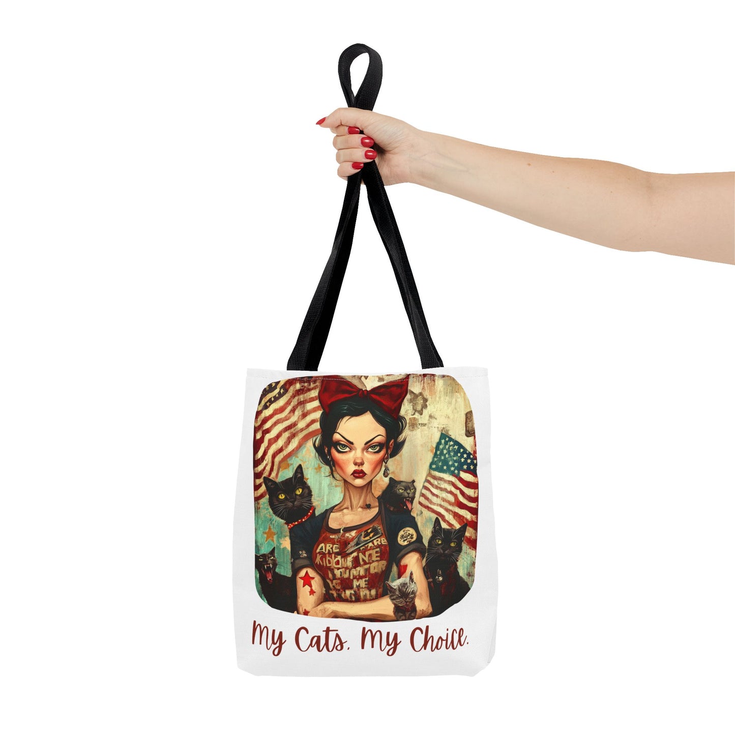 Childless Cat Lady "My Cats, My Choice" - Childless Cat Lady Tote Bag (AOP)