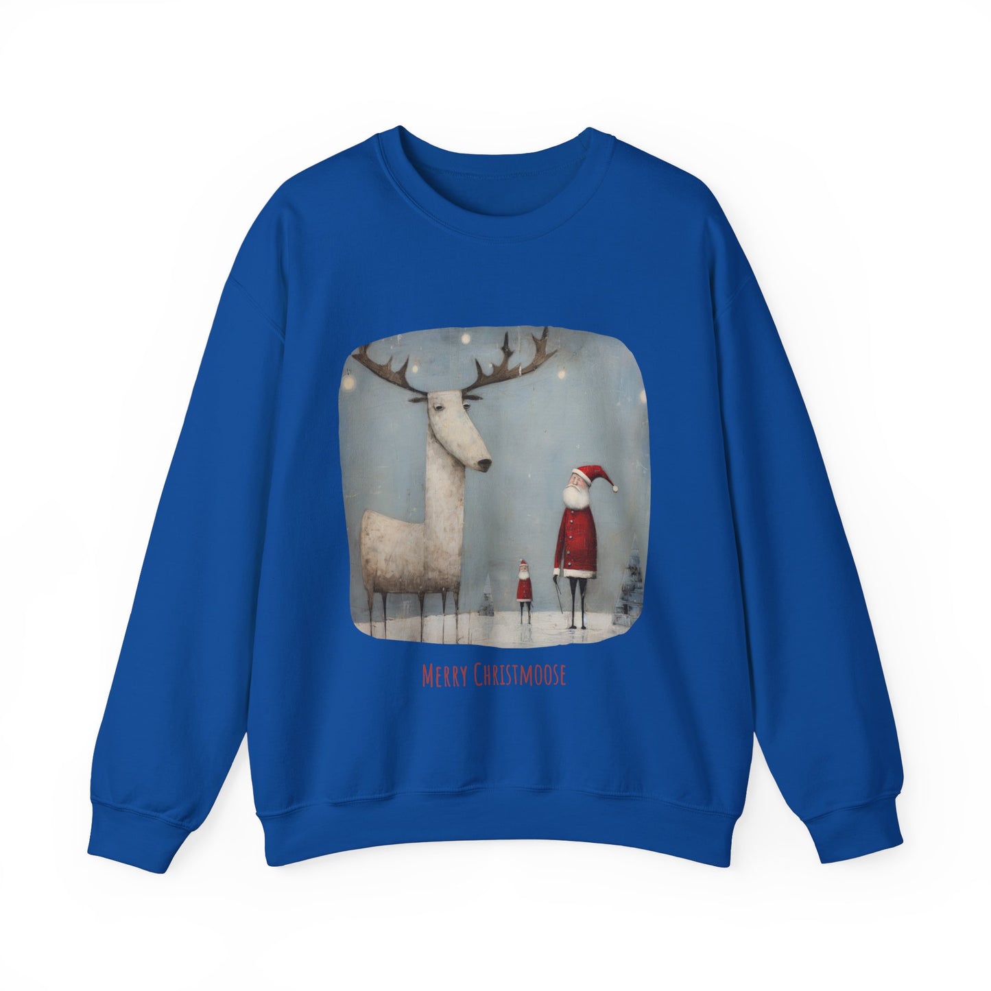 Merry Christmoose, Moose Holiday Sweatshirt, Moose Lovers Gift, Canada, Northern US Christmas Shirt Unisex Sweatshirt Sweat Shirt