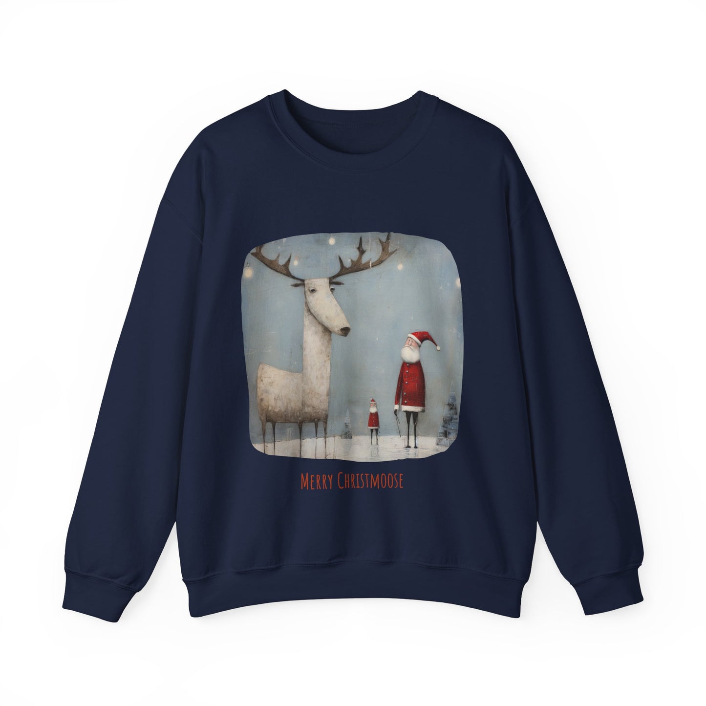 Merry Christmoose, Moose Holiday Sweatshirt, Moose Lovers Gift, Canada, Northern US Christmas Shirt Unisex Sweatshirt Sweat Shirt