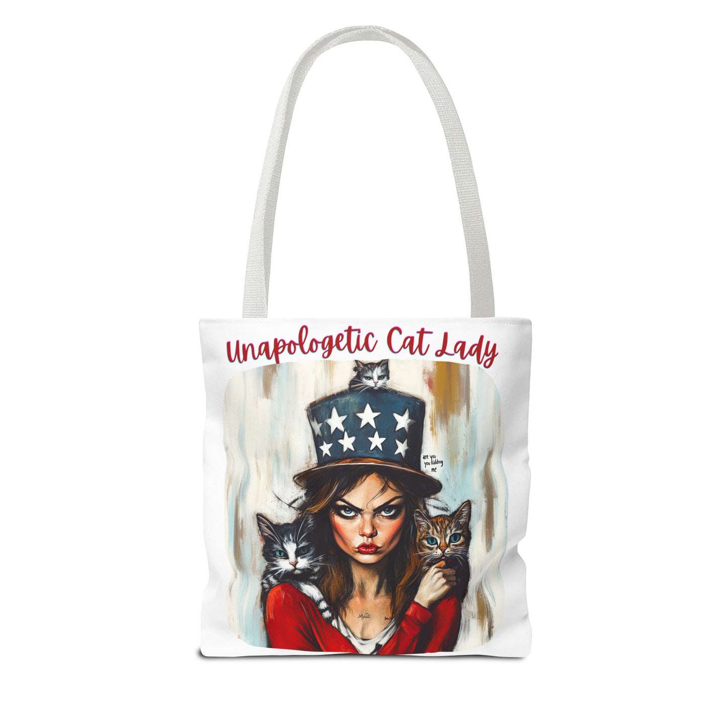 "Unapologetic Cat Lady" Childless Cat Lady Bag Childless Cat Lady Tote Bag (AOP)