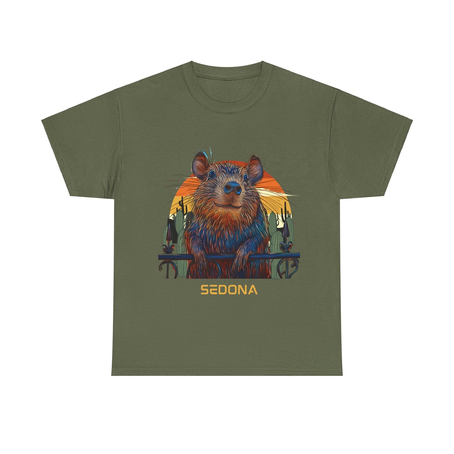 Javelina "Sedona" - Javelina for Sedona and Arizona Shirt, Javelina Lover Unisex Heavy Cotton Tee T-Shirt
