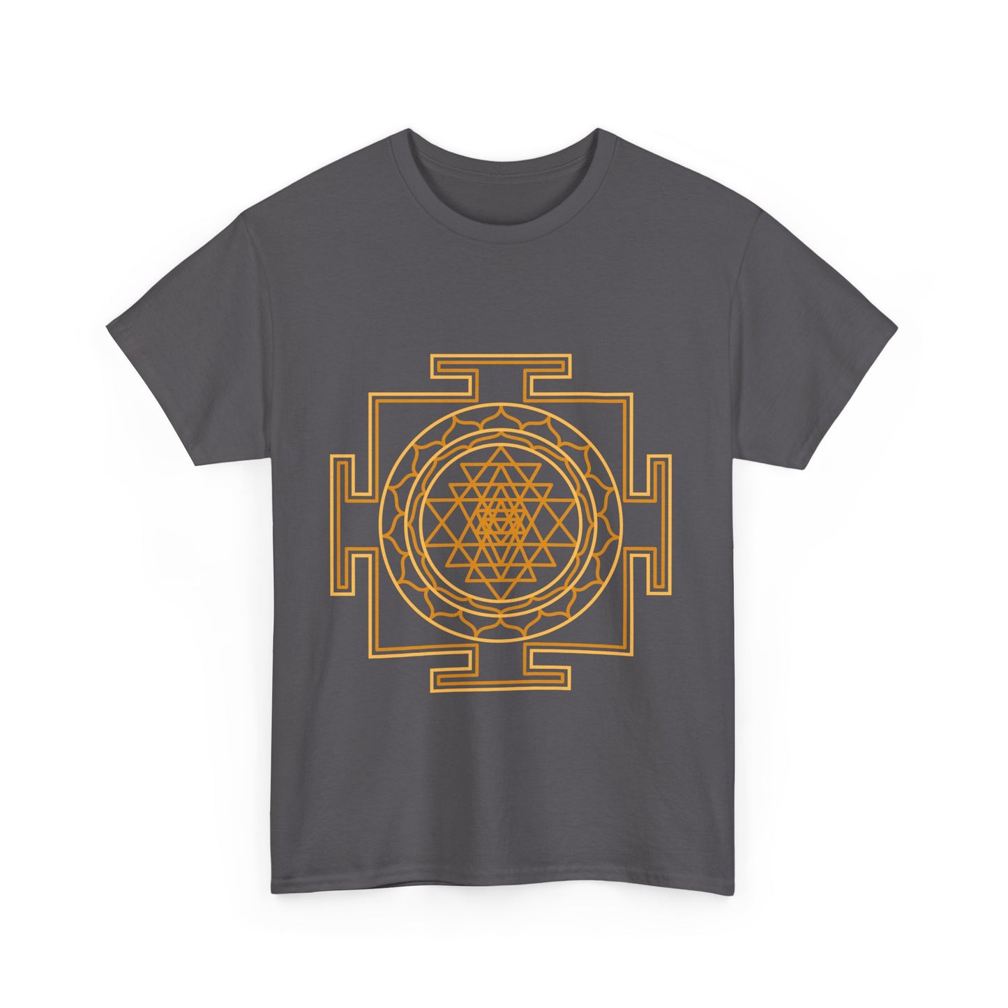 Sri Chakra, Shri Yantra Tee shirt, Graphic Tees, Yoga Wear, Zen, Spiritual, Meditation Gifts Unisex Heavy Cotton Graphic Tee T-Shirt