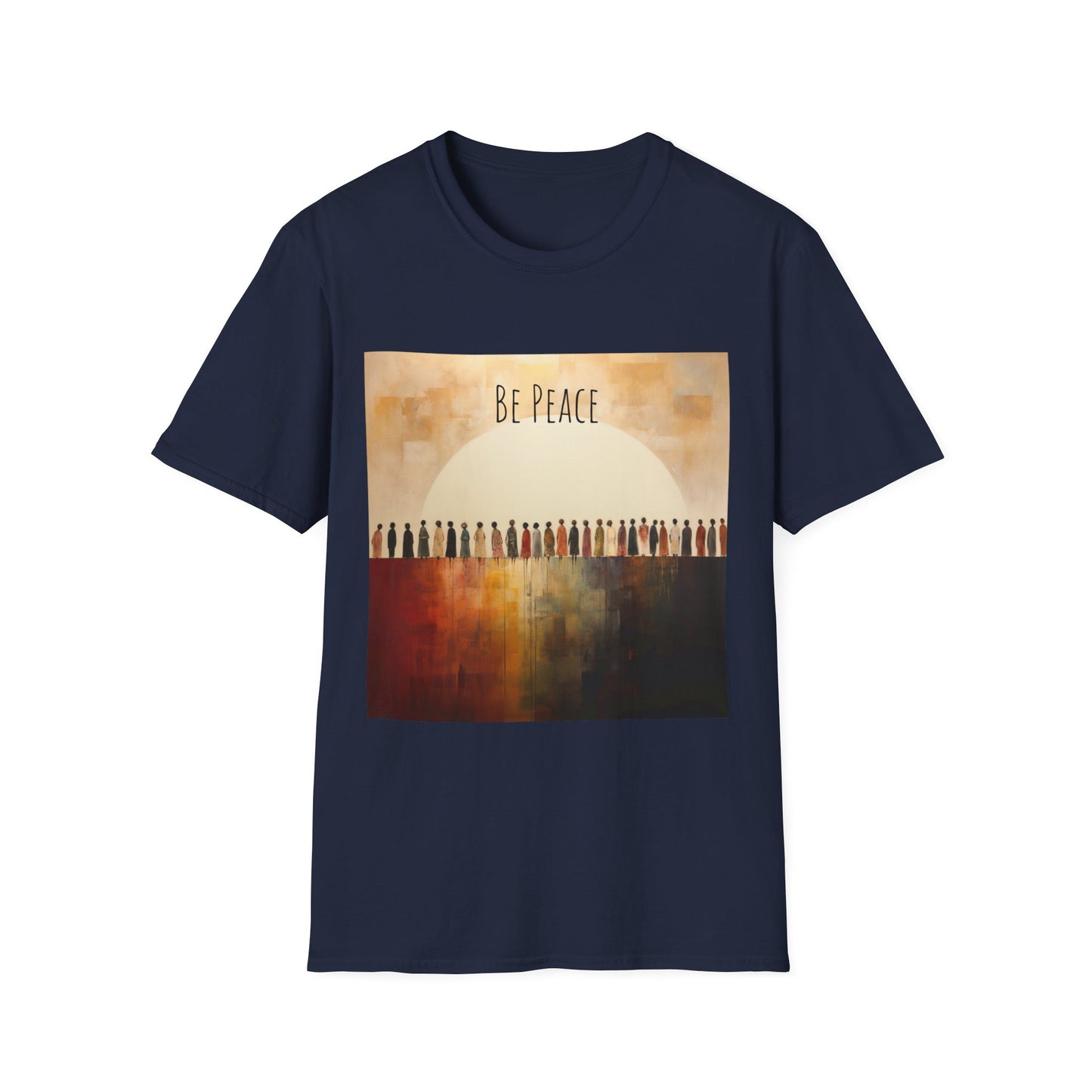 Peace Gift, Be Peace, Unisex Jersey Short Sleeve Tee Shirt, Peace on Earth Softstyle T-Shirt