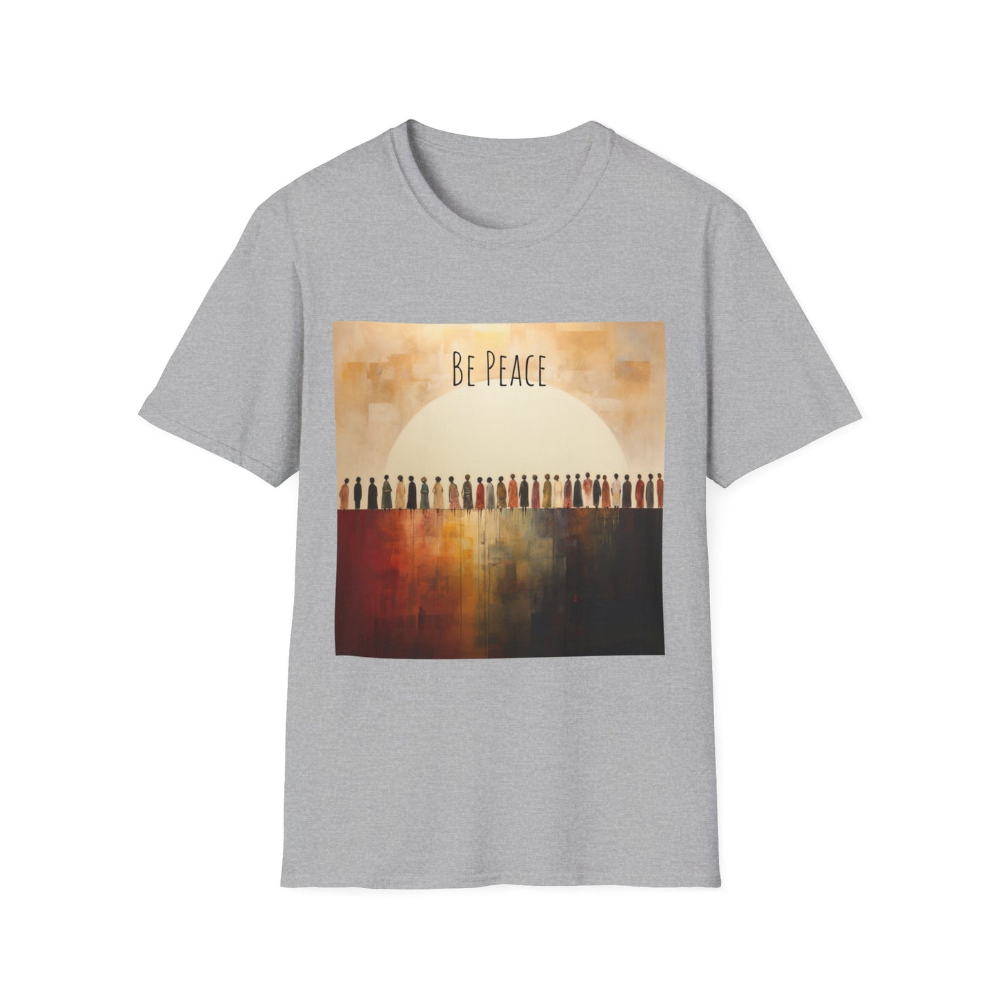 Peace Gift, Be Peace, Unisex Jersey Short Sleeve Tee Shirt, Peace on Earth Softstyle T-Shirt