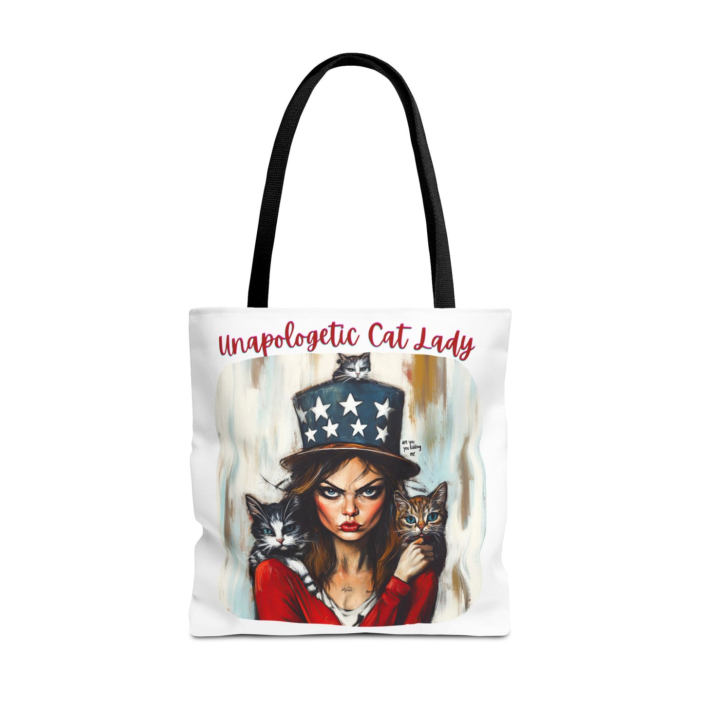 "Unapologetic Cat Lady" Childless Cat Lady Bag Childless Cat Lady Tote Bag (AOP)