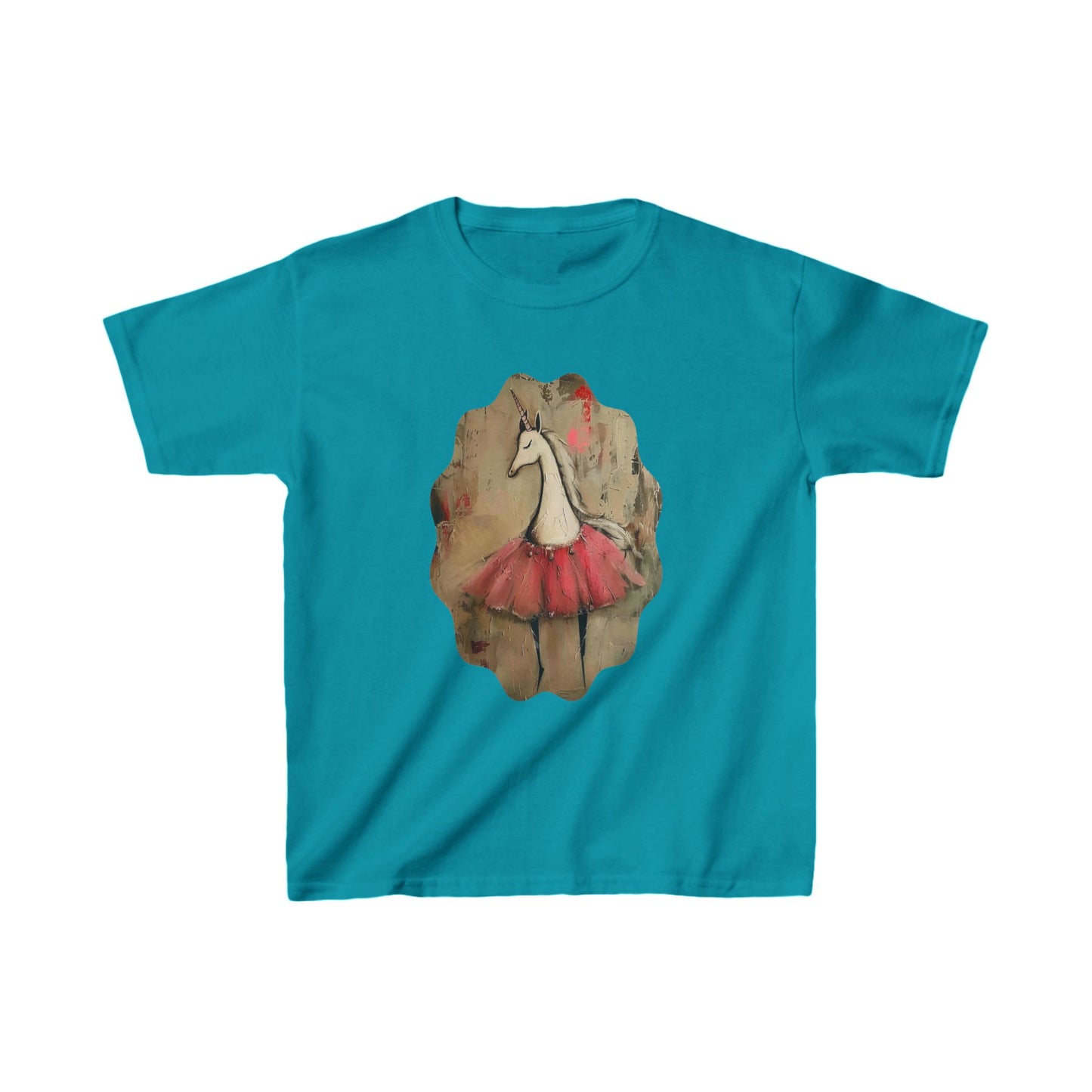 Ballerina Unicorn Graphic Tee- Kids Graphic Tee - Pink Unicorn Design for Young Adventurers and Ballerina Dancers