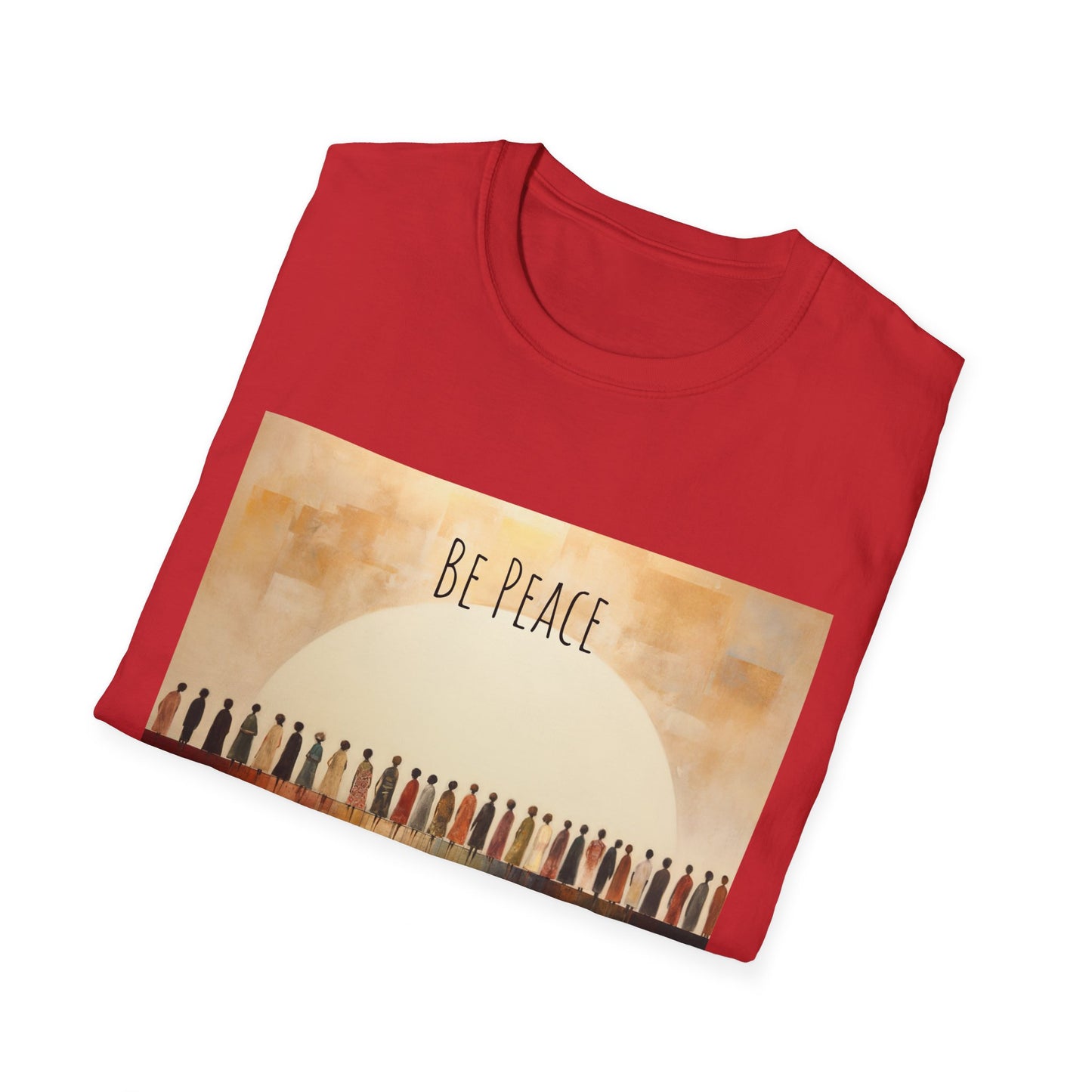 Peace Gift, Be Peace, Unisex Jersey Short Sleeve Tee Shirt, Peace on Earth Softstyle T-Shirt