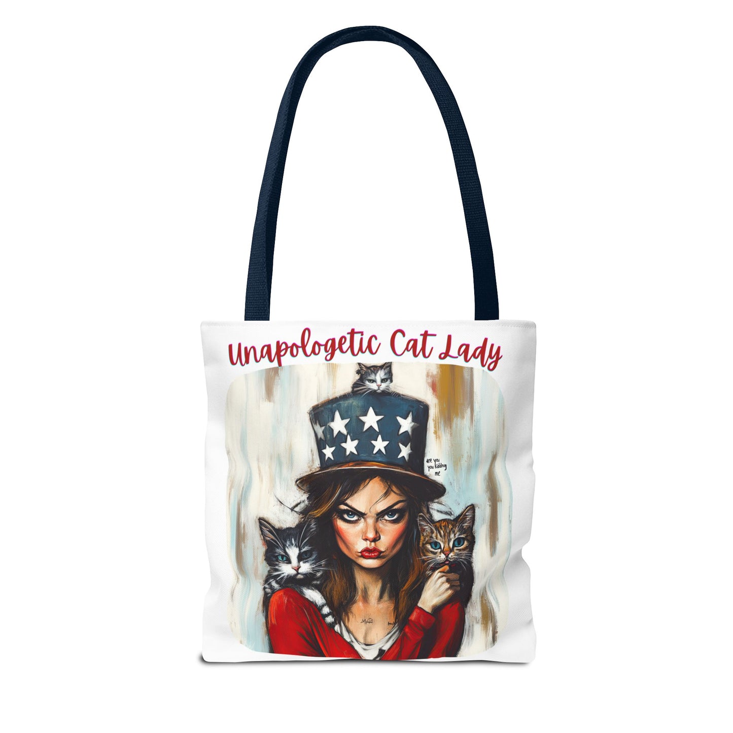 "Unapologetic Cat Lady" Childless Cat Lady Bag Childless Cat Lady Tote Bag (AOP)