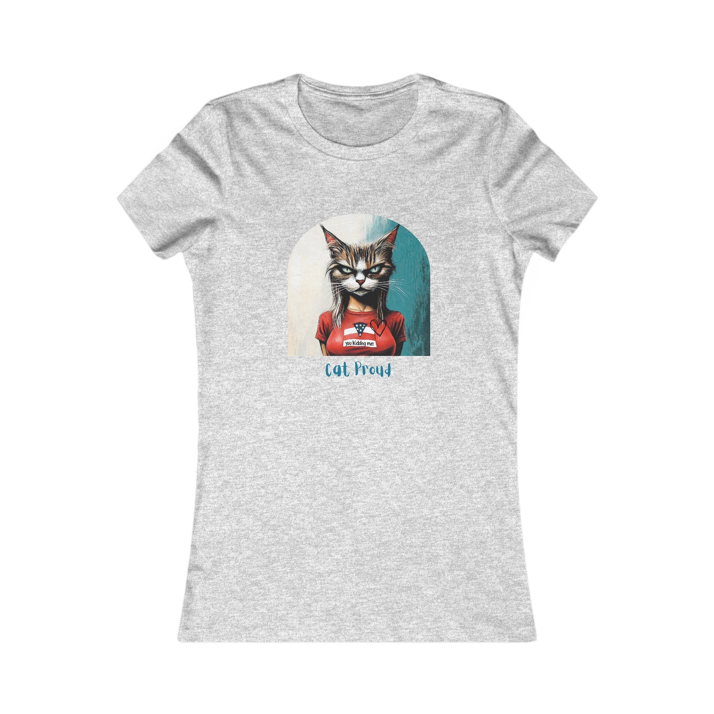 Childless Cat Lady Shirt - "Cat Proud" - T-shirt, Ladies Cut T's