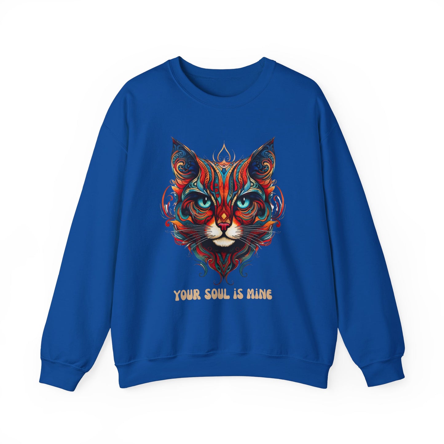 Your Soul is Mine Cat Sweatshirt, Cat Lovers Gift, Kitty Cat Christmas Shirt Unisex Sweatshirt Sweat Shirt, Many Colors