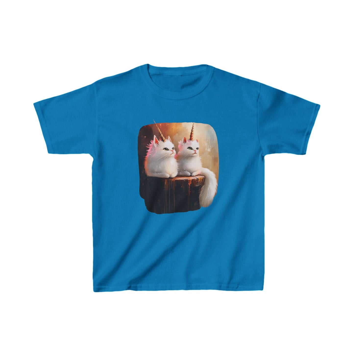 Neko Kawaii KidsCat Unicorns Graphic Tee- Kids Graphic Tee - Adorable Cat Unicorn Design for Young Cat and Unicorn Lovers