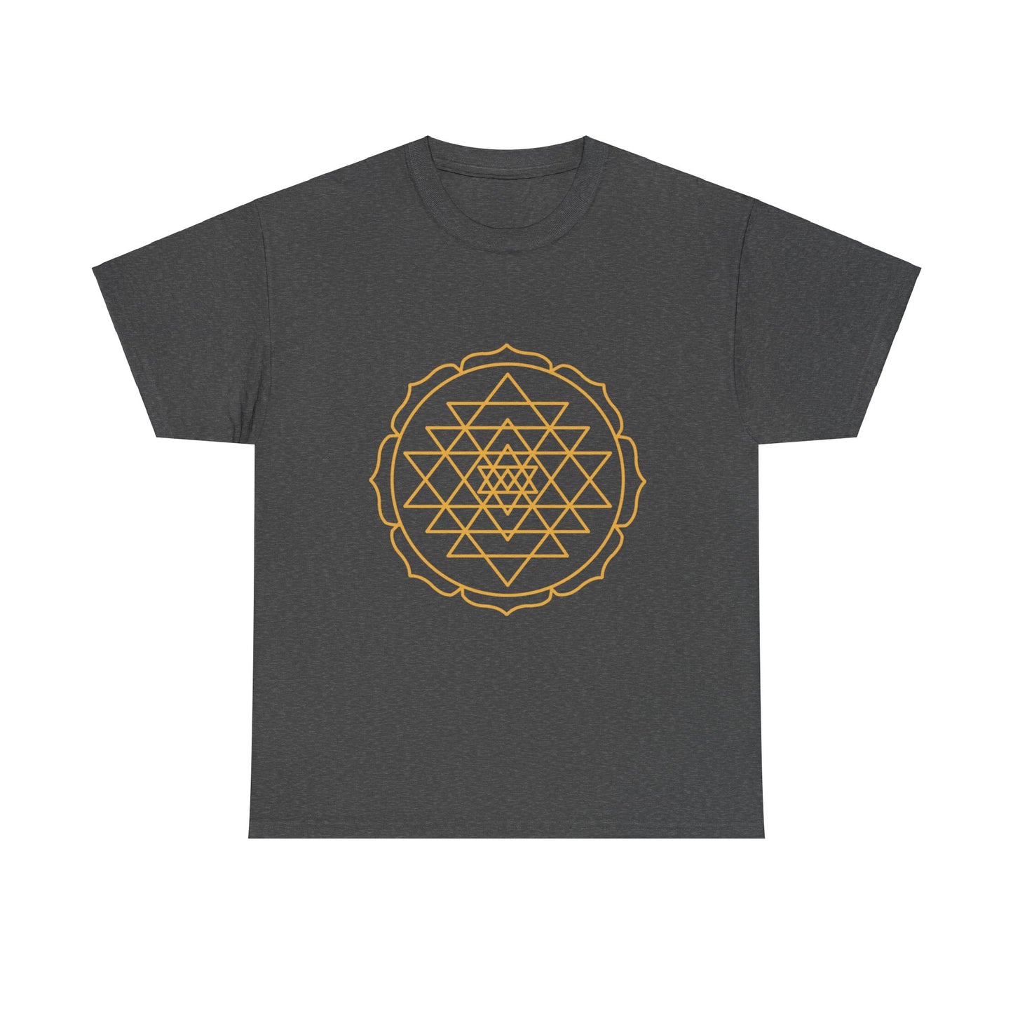 Sri Yantra, Shree Yantra, Shri Chakra Nava Chakra Shirt - Graphic Tee - Yoga, Zen, Hindu Gifts Unisex Heavy Cotton Graphic Tee T-Shirt