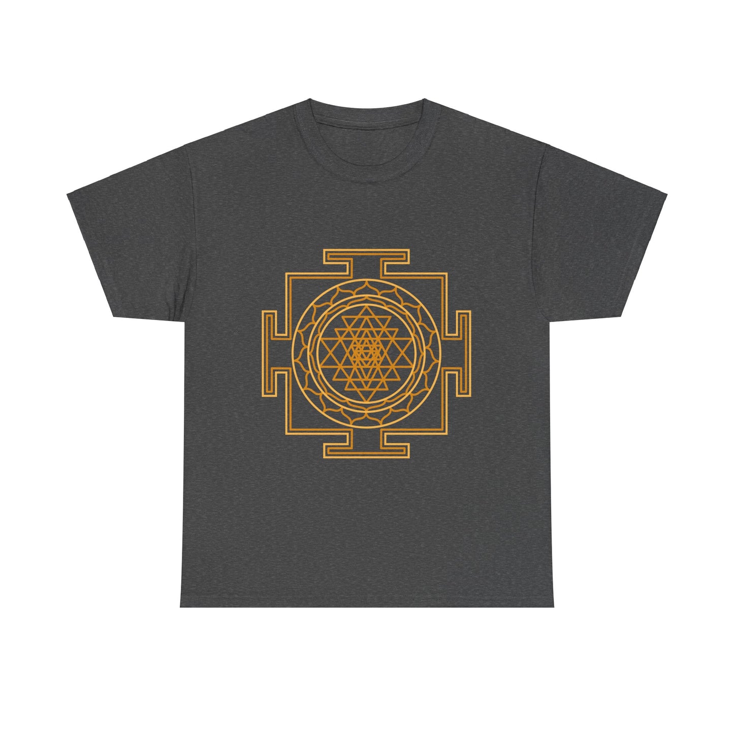 Sri Chakra, Shri Yantra Tee shirt, Graphic Tees, Yoga Wear, Zen, Spiritual, Meditation Gifts Unisex Heavy Cotton Graphic Tee T-Shirt
