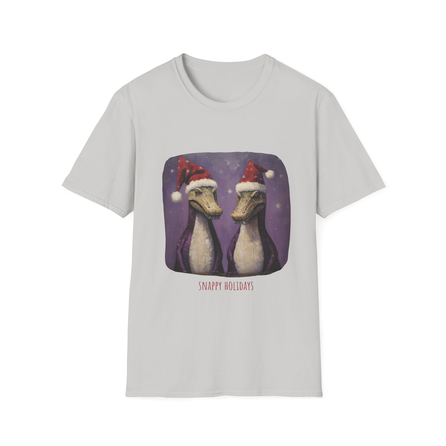 Florida Gator Christmas, Holiday Alligator Shirt Unisex Tee Shirt, T-Shirt Sailing Gift Softstyle T-Shirt Tee Teeshirt Florida Christmas Shirt Gift
