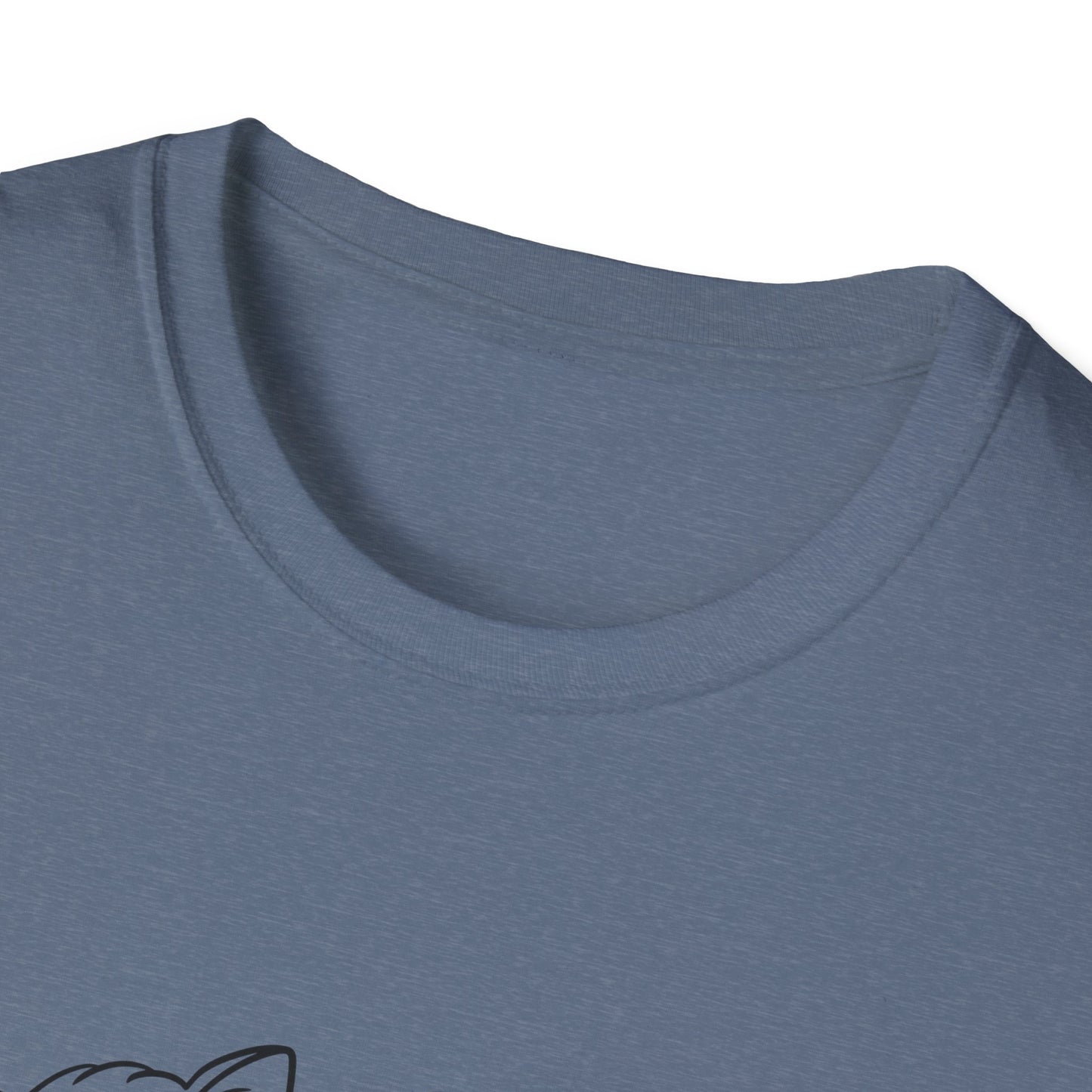 Minimalist KAHU Cat Shirt, Outline Cat Kahu Lover's Graphic Tee Graphic Unisex T- Shirt, T-Shirt Cat Lovers Gift Softstyle T-Shirt Tee Teeshirt