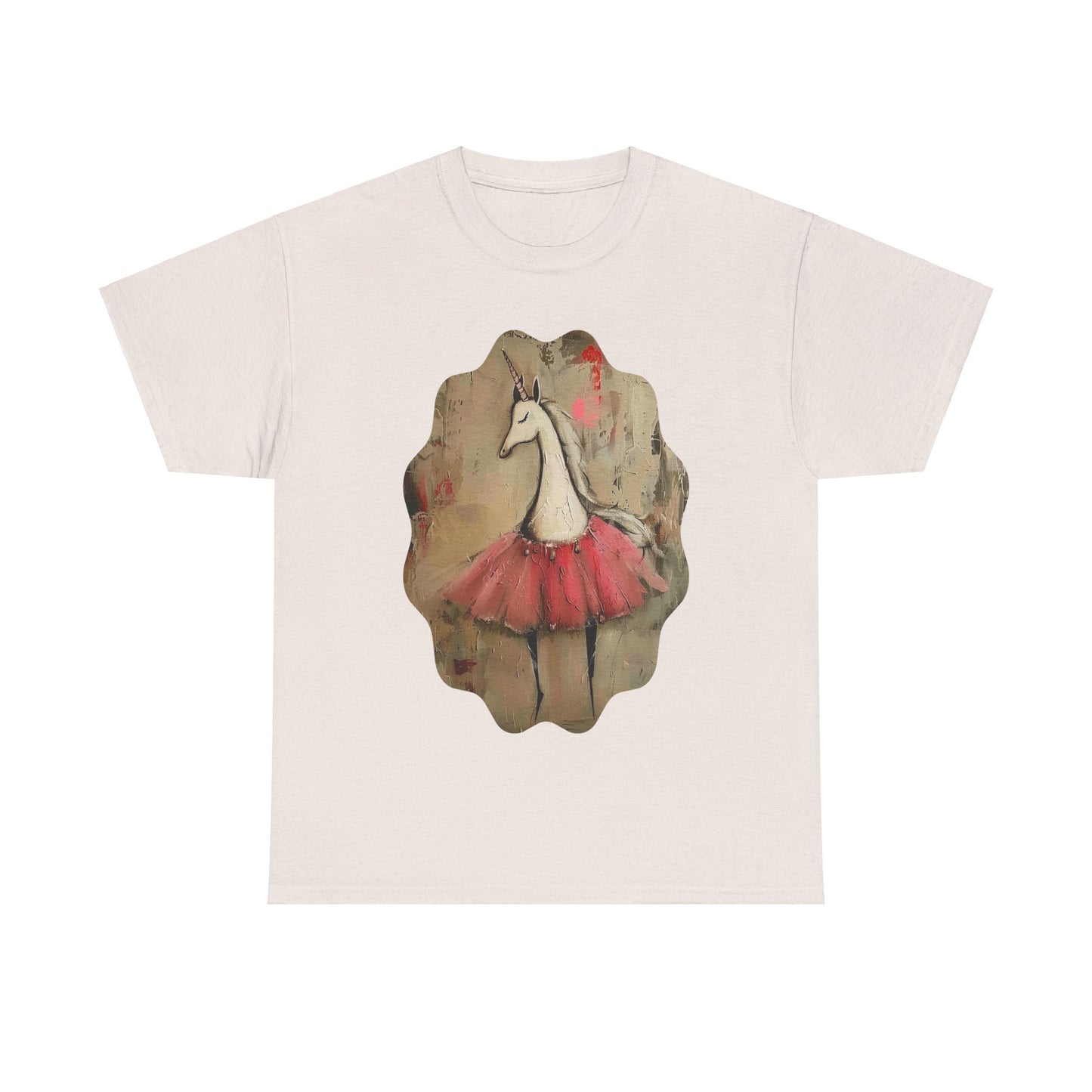 Ballerina Unicorns (Ver 3) Unicorn Lovers Graphic Tee Unisex Heavy Cotton Tee T-Shirt