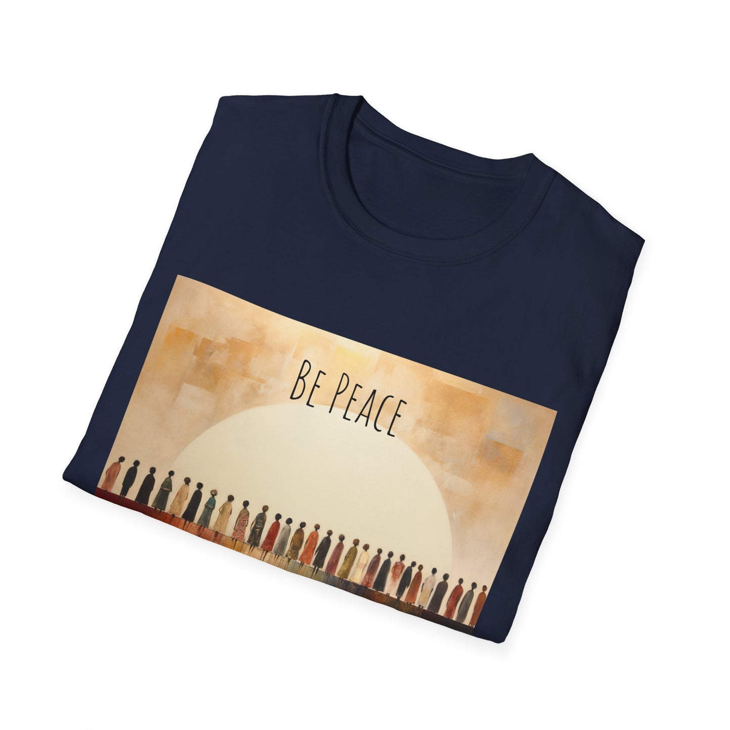 Peace Gift, Be Peace, Unisex Jersey Short Sleeve Tee Shirt, Peace on Earth Softstyle T-Shirt