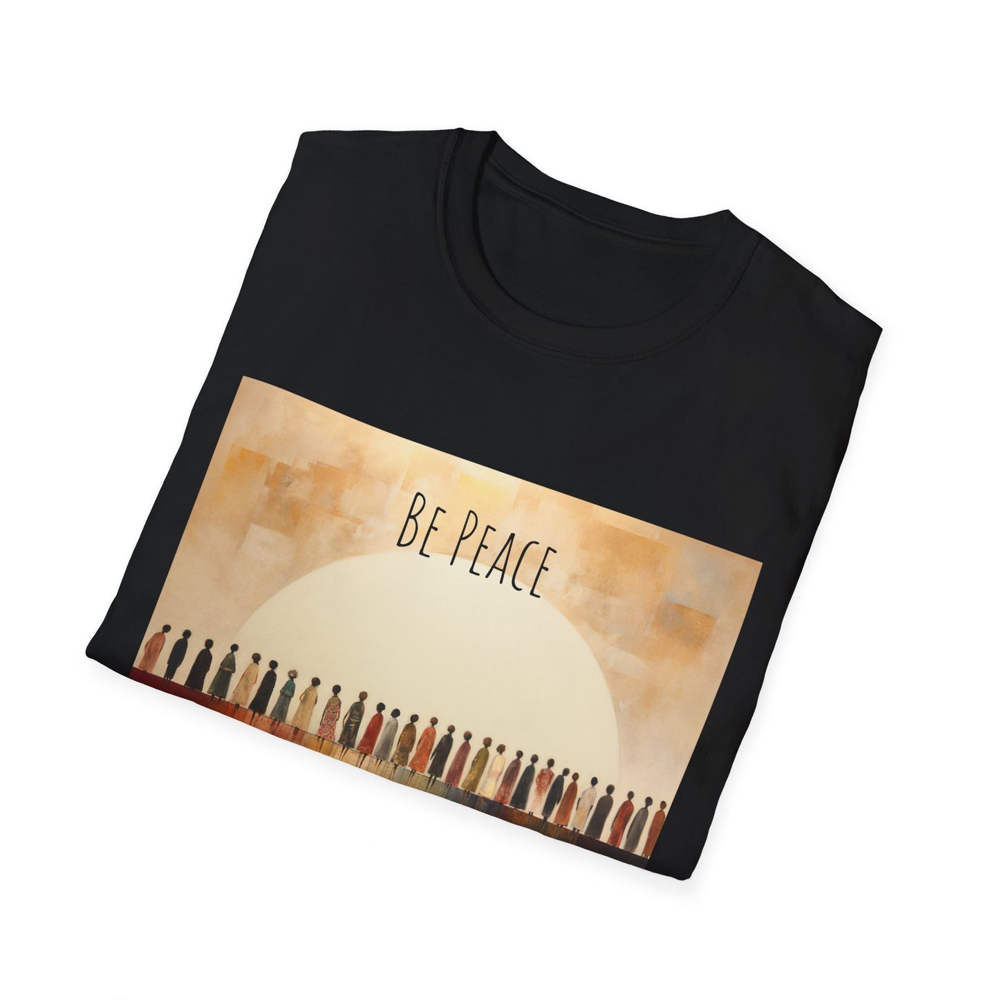Peace Gift, Be Peace, Unisex Jersey Short Sleeve Tee Shirt, Peace on Earth Softstyle T-Shirt
