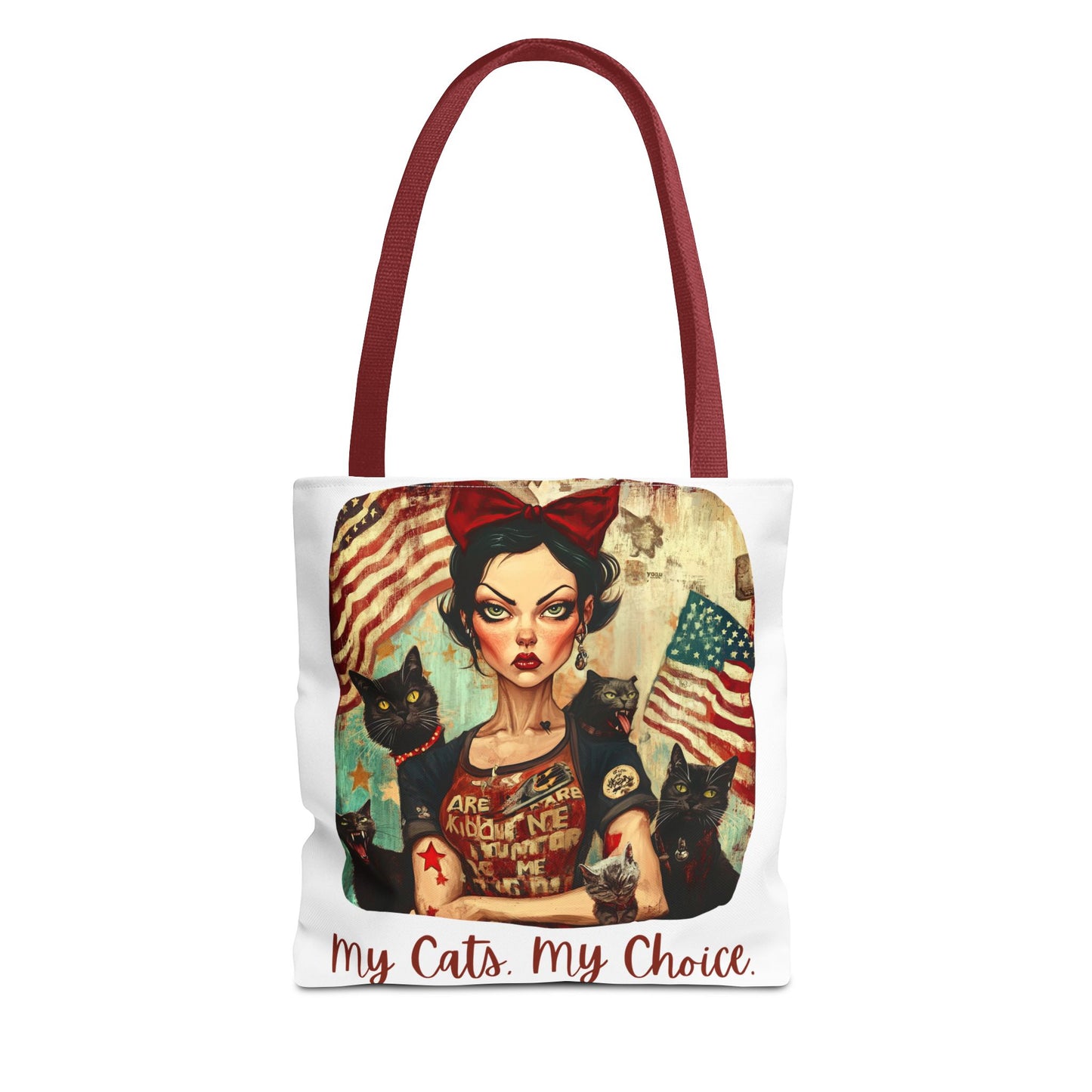 Childless Cat Lady "My Cats, My Choice" - Childless Cat Lady Tote Bag (AOP)