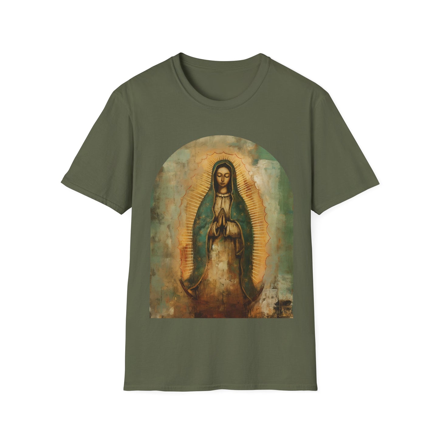 Our Lady Guadalupe Mens Woman's Unisex Shirt, Softstyle T-Shirt Tee Teeshirt
