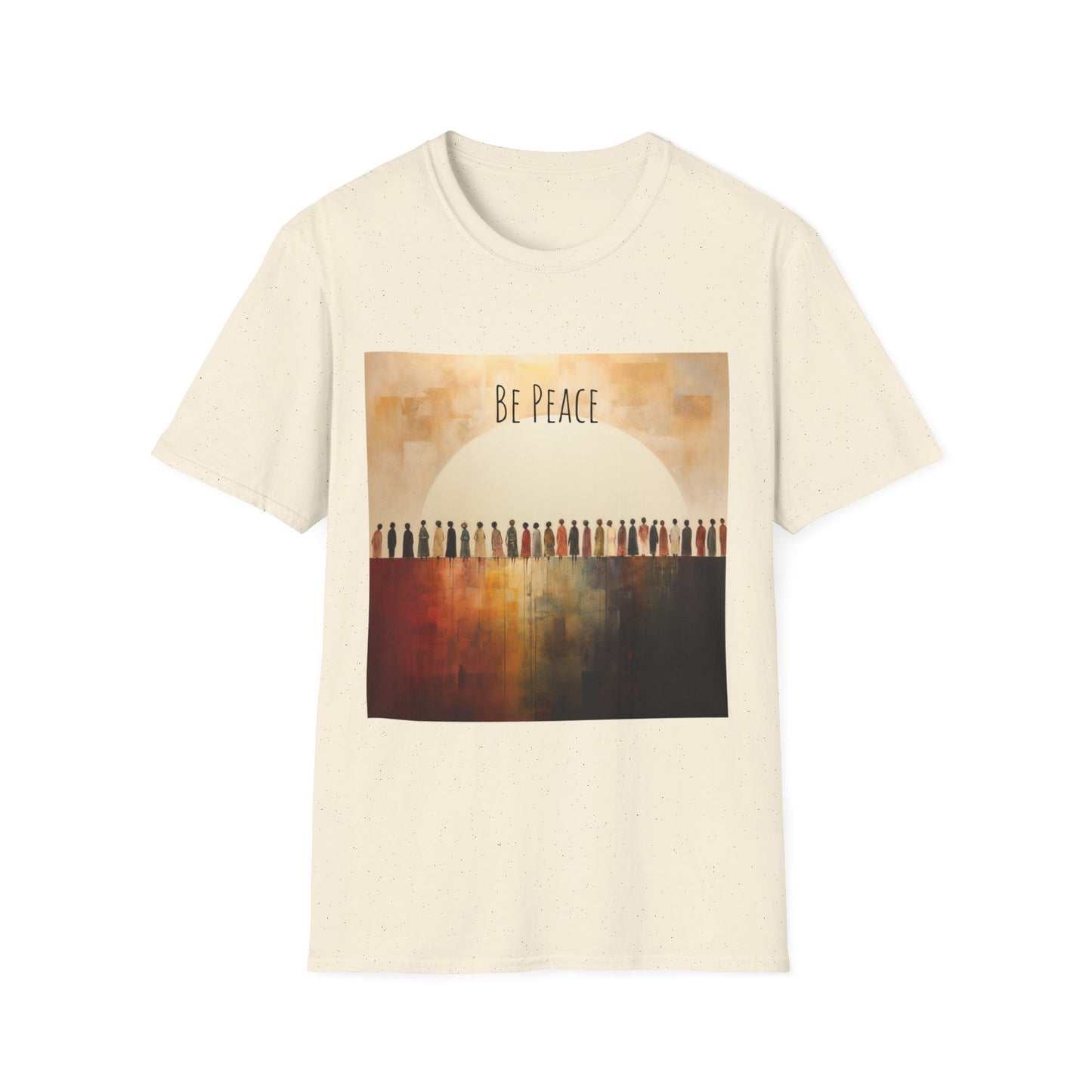 Peace Gift, Be Peace, Unisex Jersey Short Sleeve Tee Shirt, Peace on Earth Softstyle T-Shirt