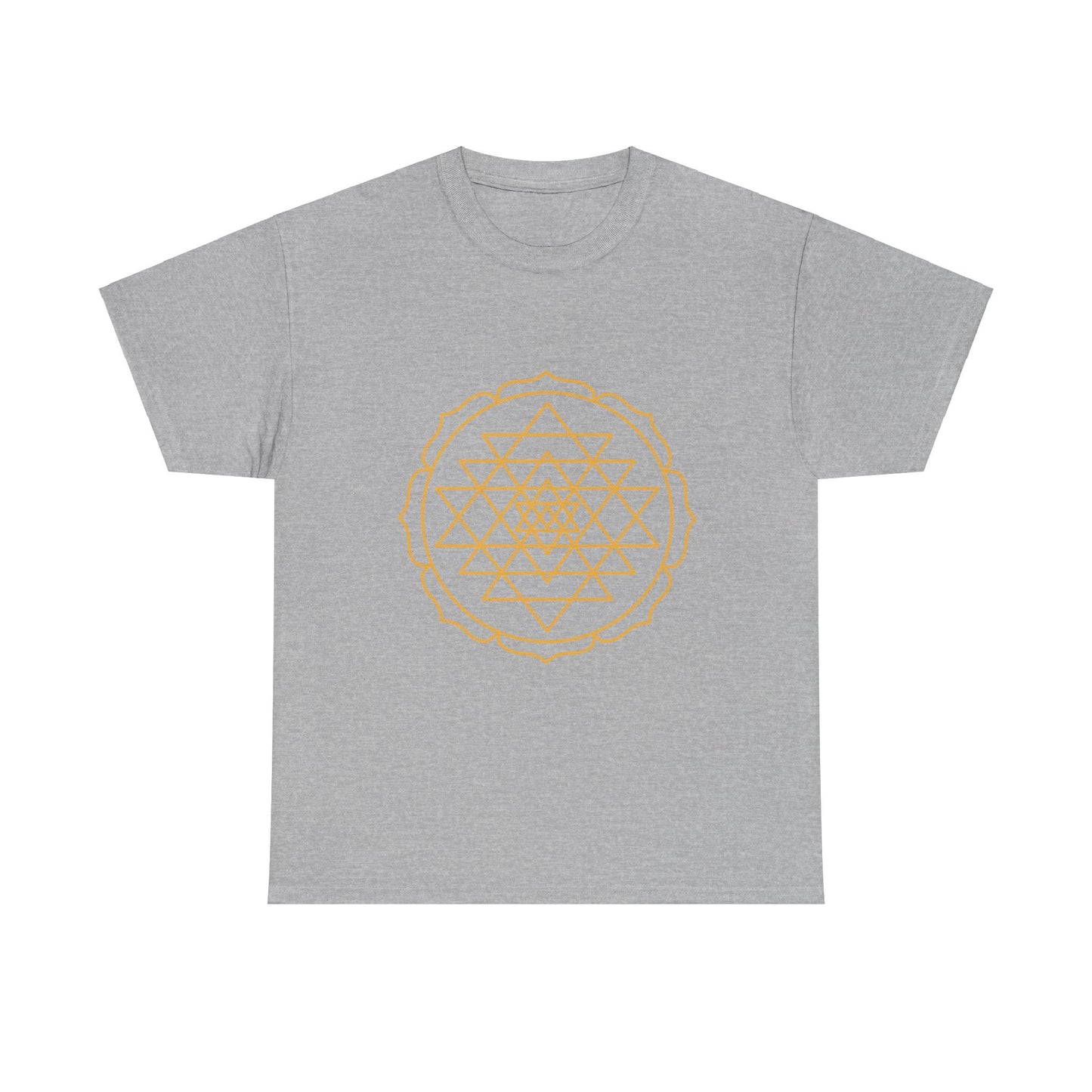 Sri Yantra, Shree Yantra, Shri Chakra Nava Chakra Shirt - Graphic Tee - Yoga, Zen, Hindu Gifts Unisex Heavy Cotton Graphic Tee T-Shirt