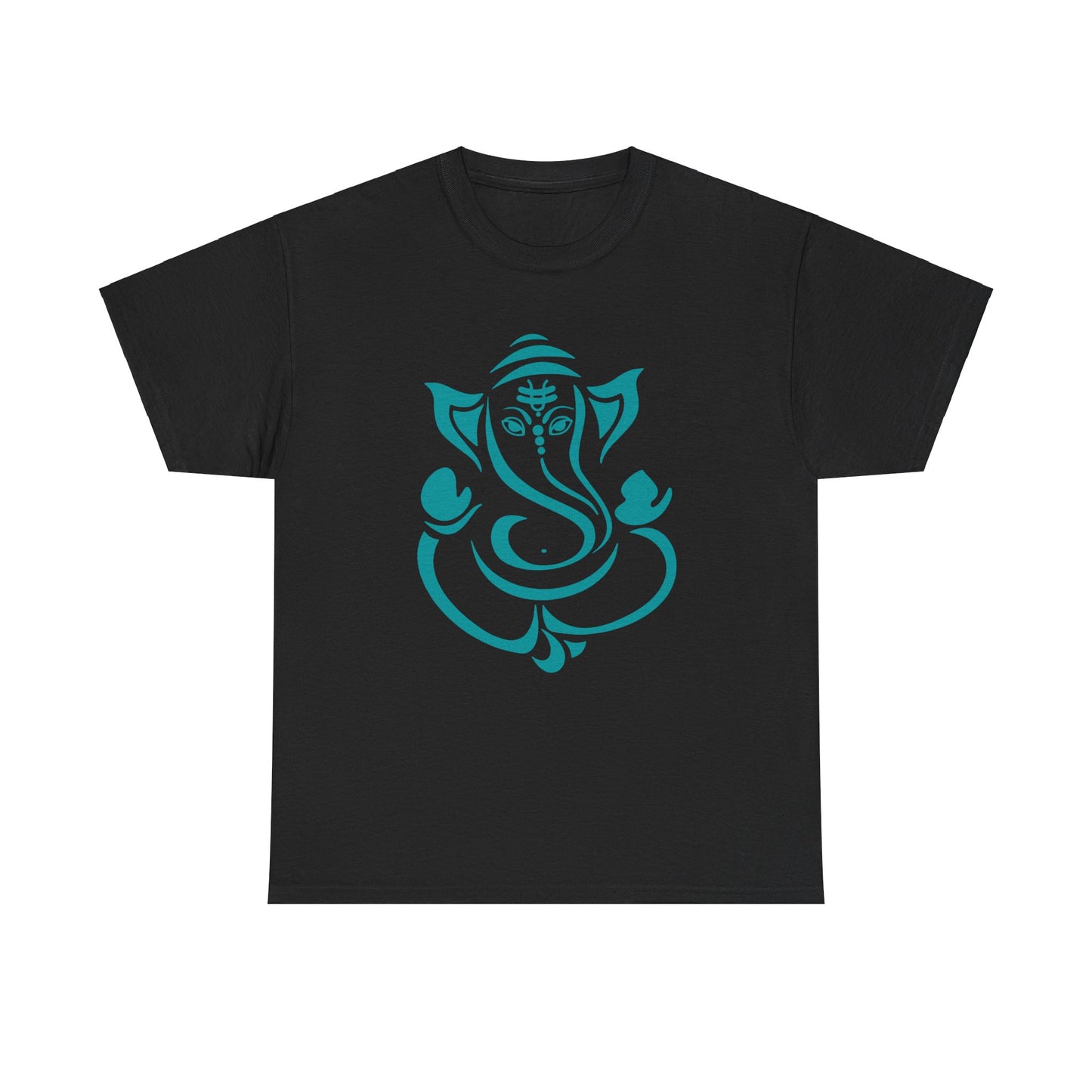 Copy of Ganesha, Remover of Obstacles. Cutout Ganesha Yoga, Zen, Hindu Gifts Unisex Heavy Cotton Tee T-Shirt