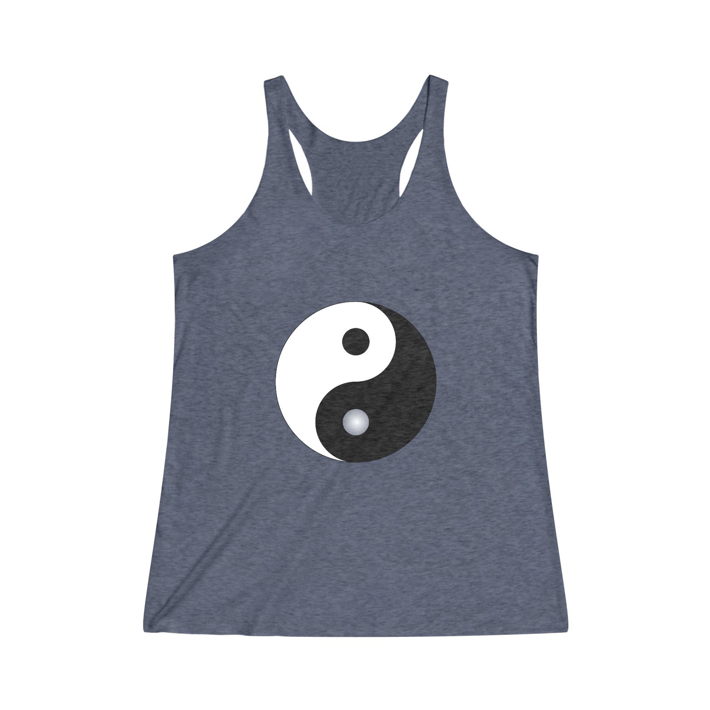 Tao, Yin Yang Symbol Graphic Tee Shirt, Women's Yoga Shirt, Athletic Racerback Tank Top Shirt
