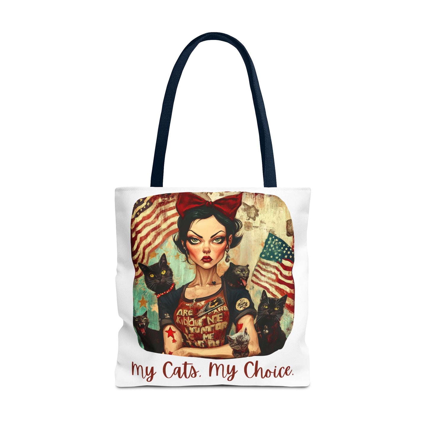 Childless Cat Lady "My Cats, My Choice" - Childless Cat Lady Tote Bag (AOP)
