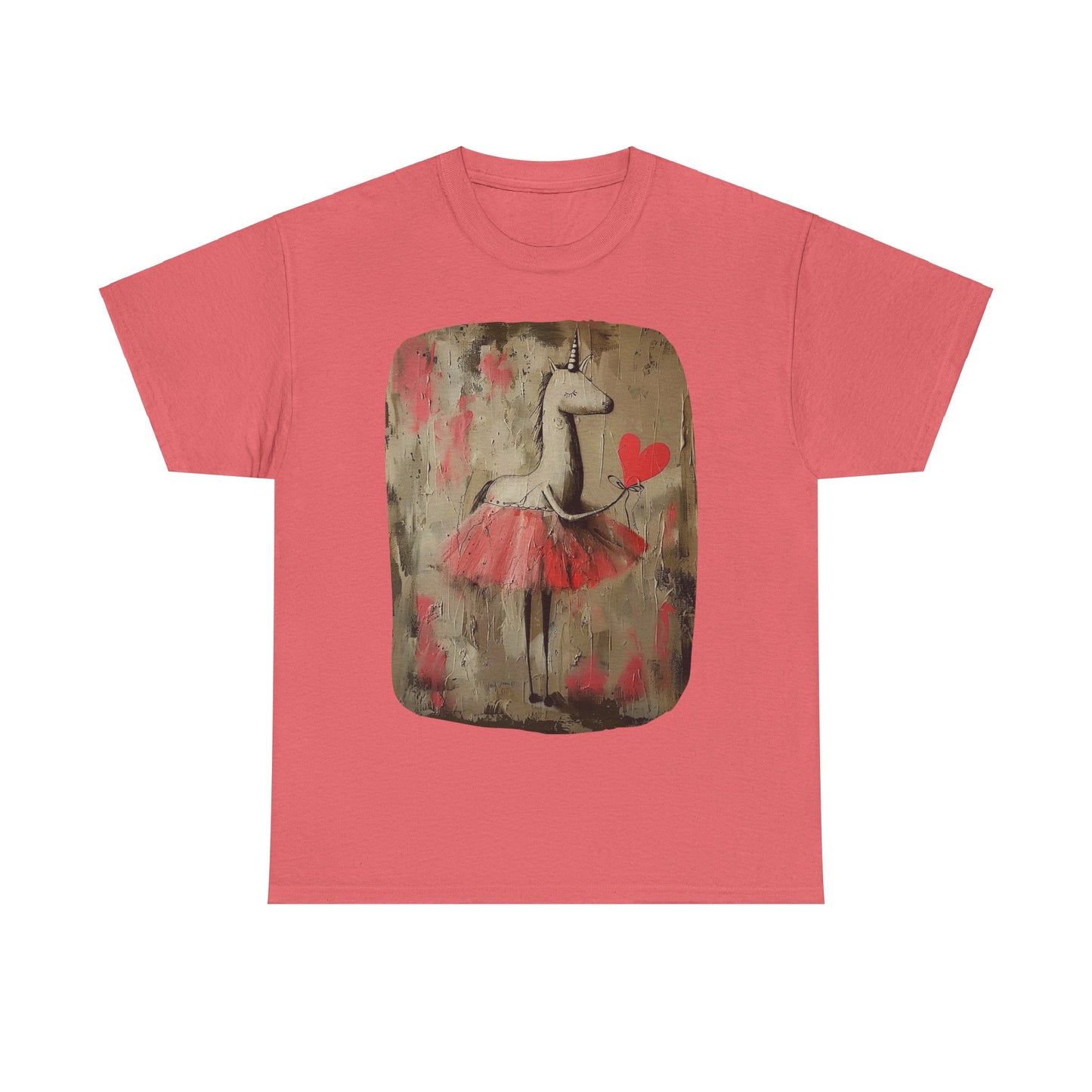 Ballerina Unicorns (Ver 2) Unicorn Lovers Graphic Tee Unisex Heavy Cotton Tee T-Shirt
