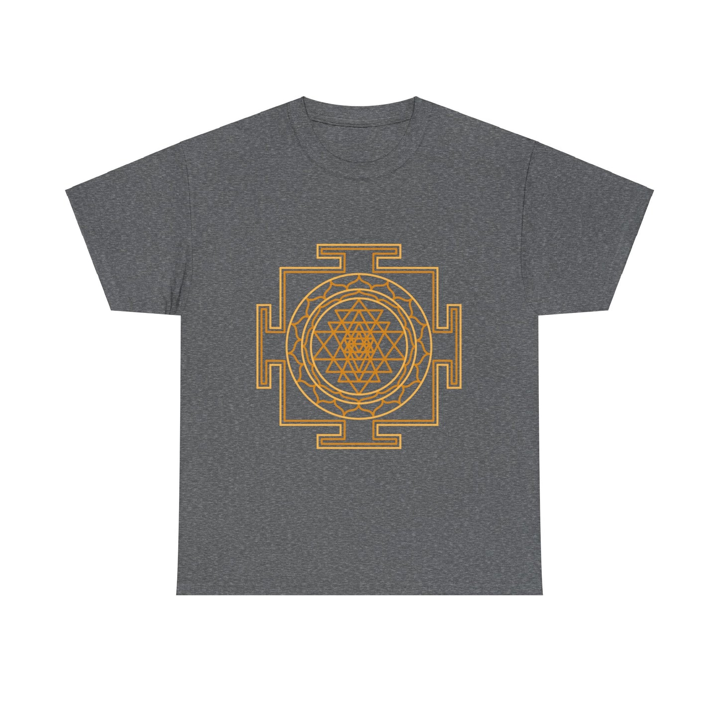 Sri Chakra, Shri Yantra Tee shirt, Graphic Tees, Yoga Wear, Zen, Spiritual, Meditation Gifts Unisex Heavy Cotton Graphic Tee T-Shirt