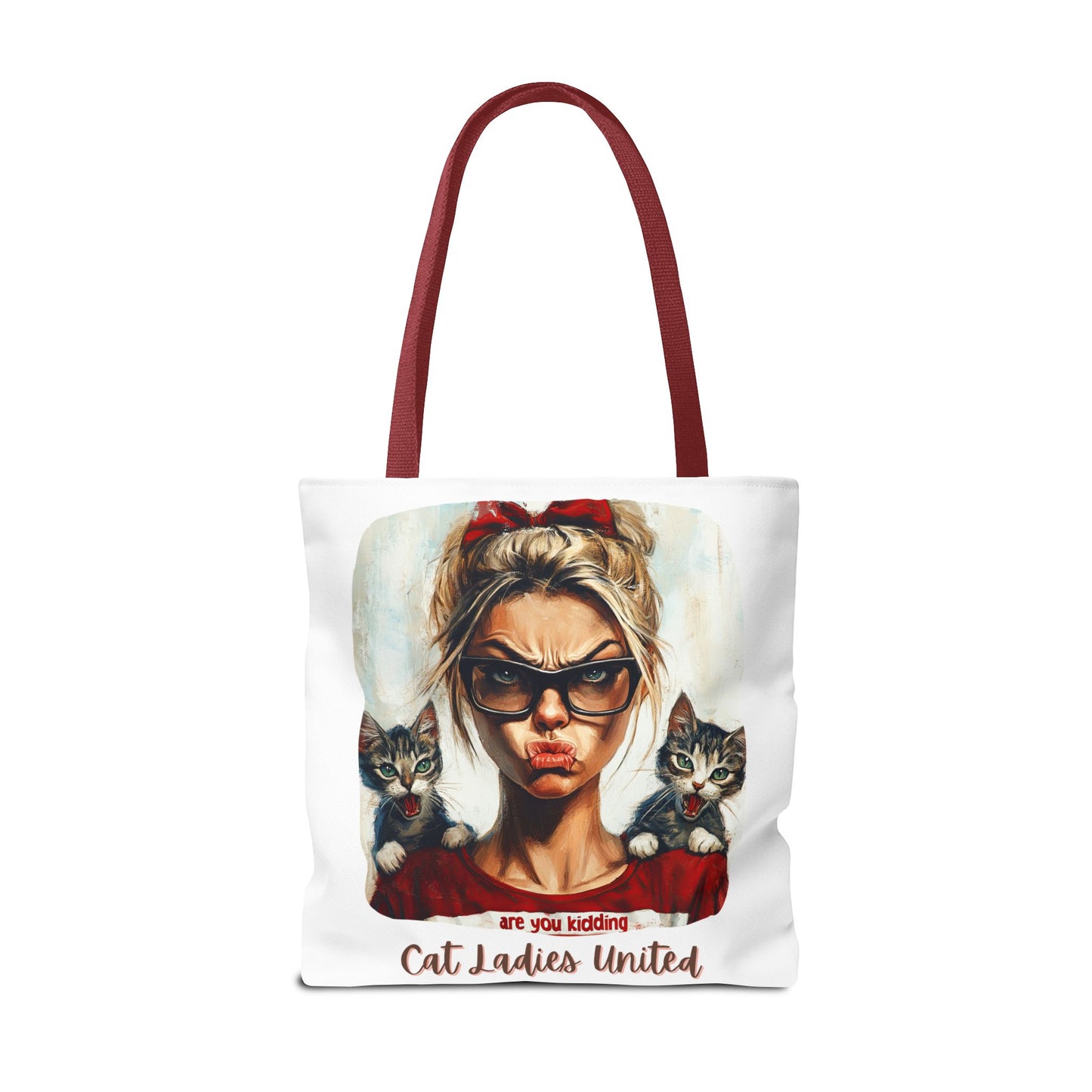 Childless Cat Lady Bag "Cat Ladies United" Childless Cat Lady Tote Bag (AOP)