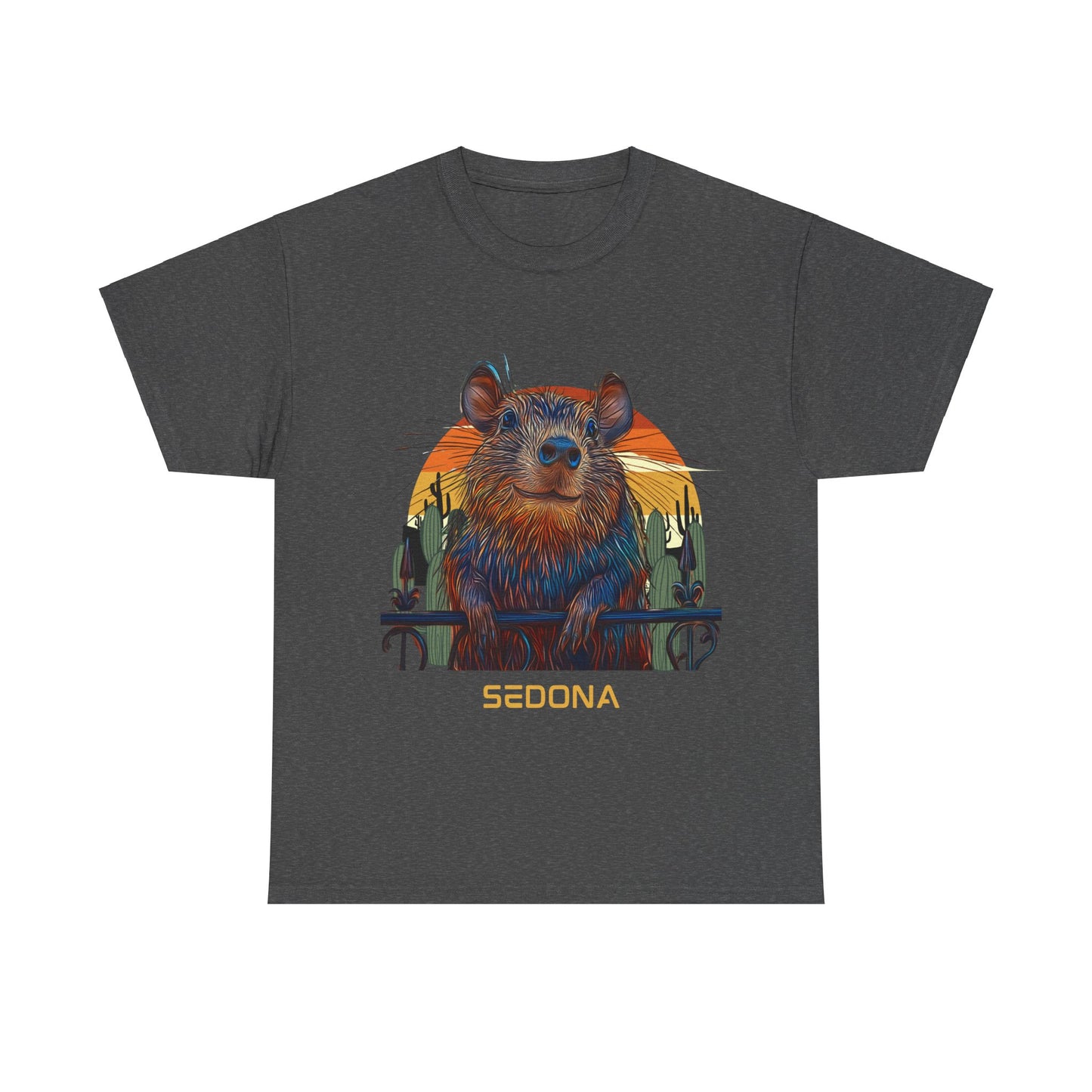 Javelina "Sedona" - Javelina for Sedona and Arizona Shirt, Javelina Lover Unisex Heavy Cotton Tee T-Shirt