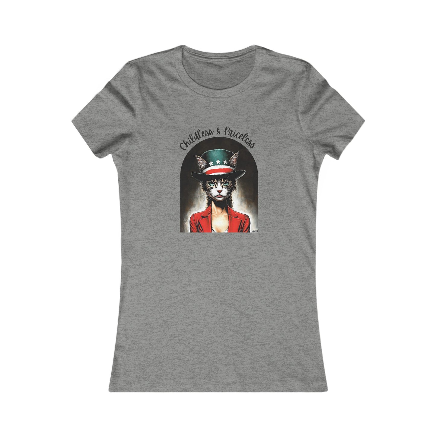 Childless Cat Lady Shirt - "Childless and Priceless" - T-shirt, Ladies Cut T's, Say NO to Outdated Stereotypes