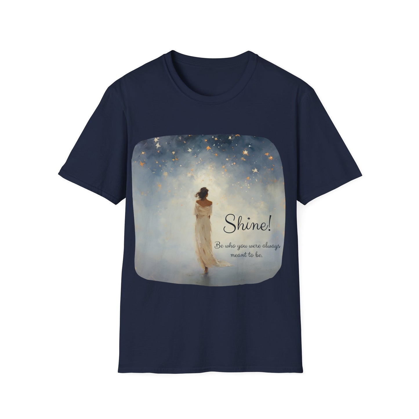 Inspirational Shine! Yoga Meditation Gift Shirt, Christmas Gift, Christmas Shirt, Unisex Shirt, Softstyle T-Shirt Tee Teeshirt