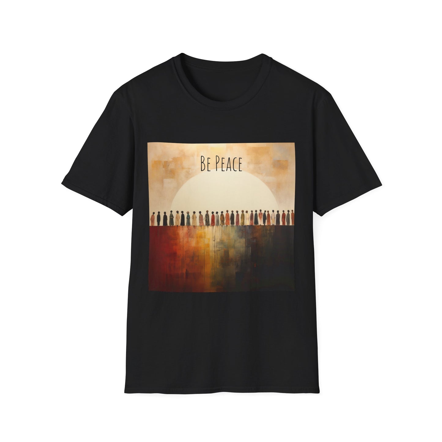 Peace Gift, Be Peace, Unisex Jersey Short Sleeve Tee Shirt, Peace on Earth Softstyle T-Shirt