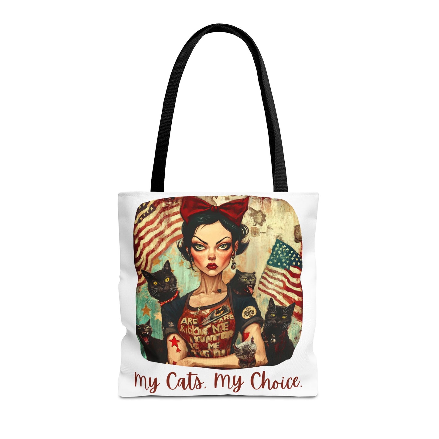 Childless Cat Lady "My Cats, My Choice" - Childless Cat Lady Tote Bag (AOP)