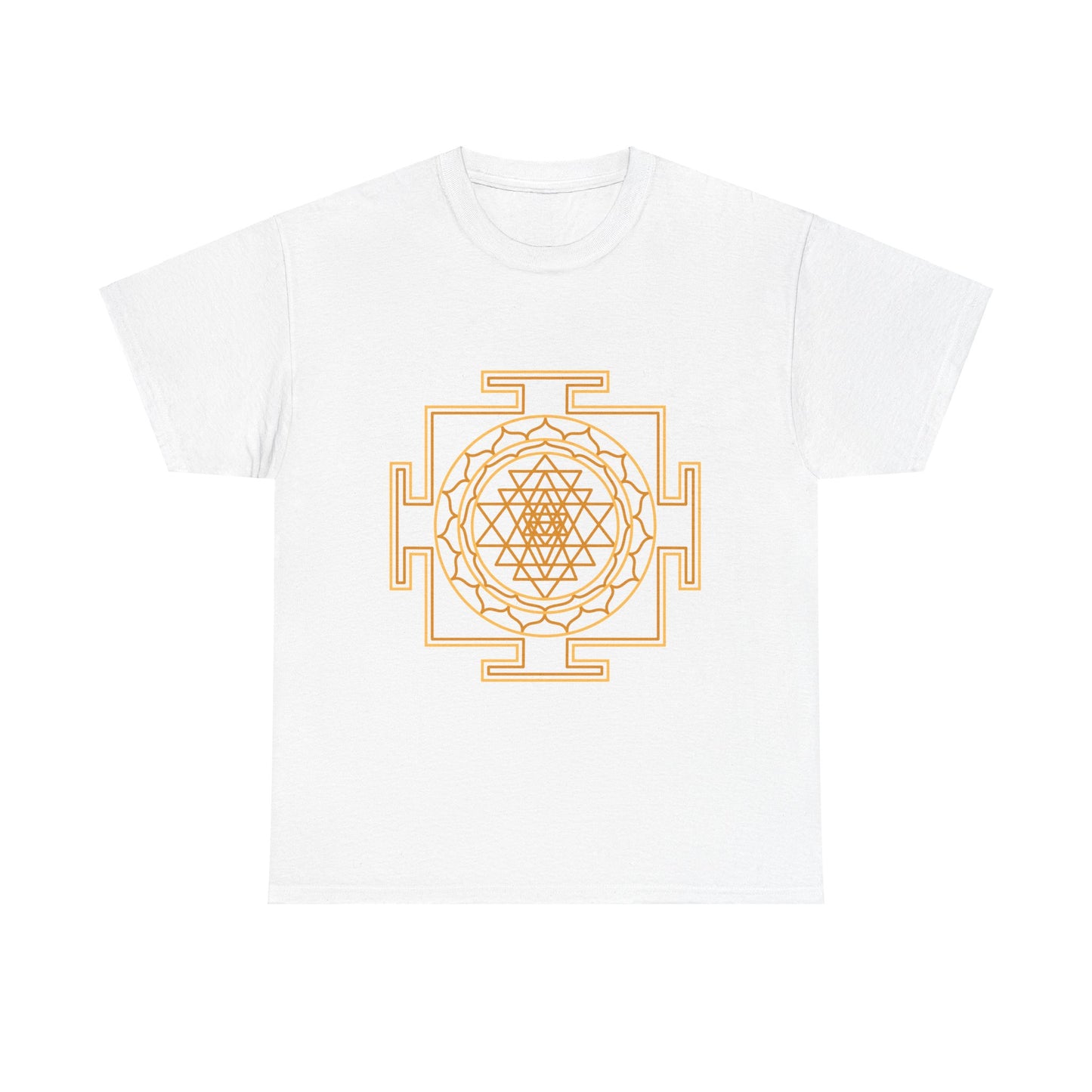 Sri Chakra, Shri Yantra Tee shirt, Graphic Tees, Yoga Wear, Zen, Spiritual, Meditation Gifts Unisex Heavy Cotton Graphic Tee T-Shirt