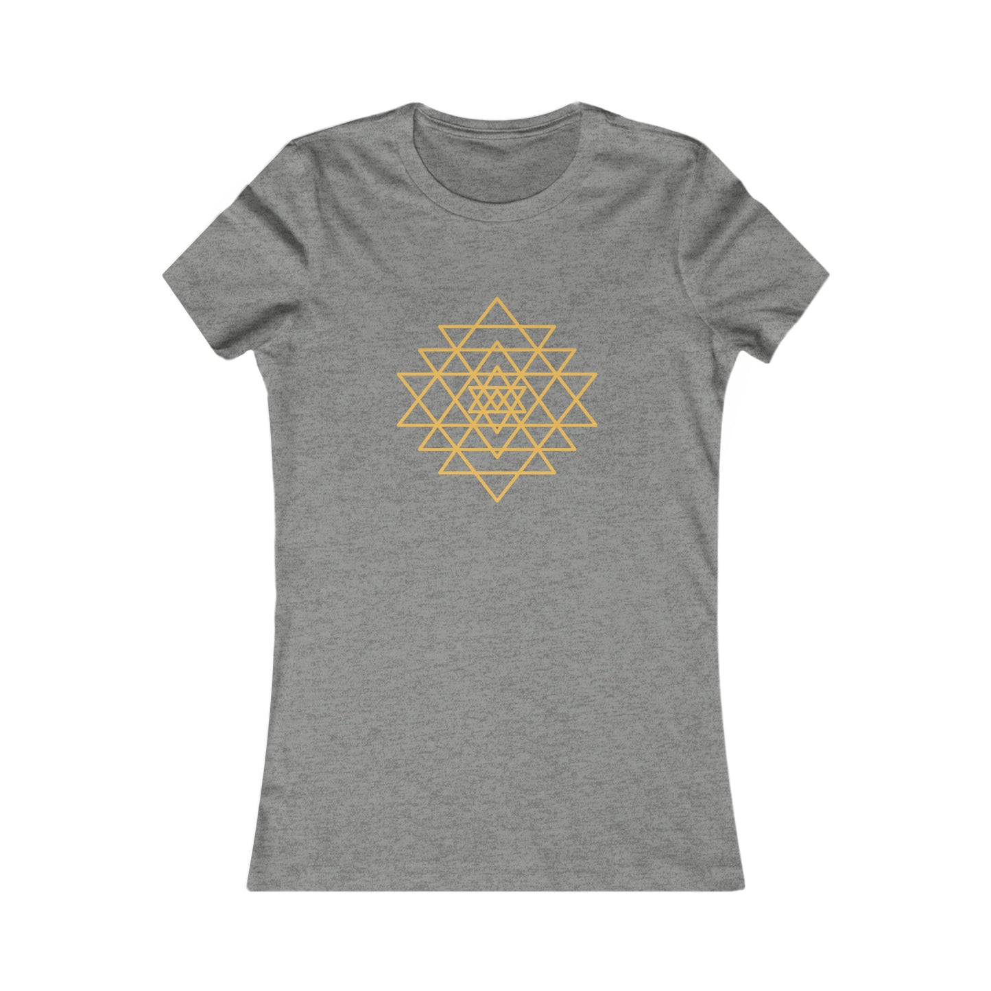 Sacred Geometry Sri Yantra - - Shree Yantra, Shri Chakra, Nava Chakra Shirt, Yoga Tees, Yoga Graphic T-shirt, Ladies Cut Graphic Tees