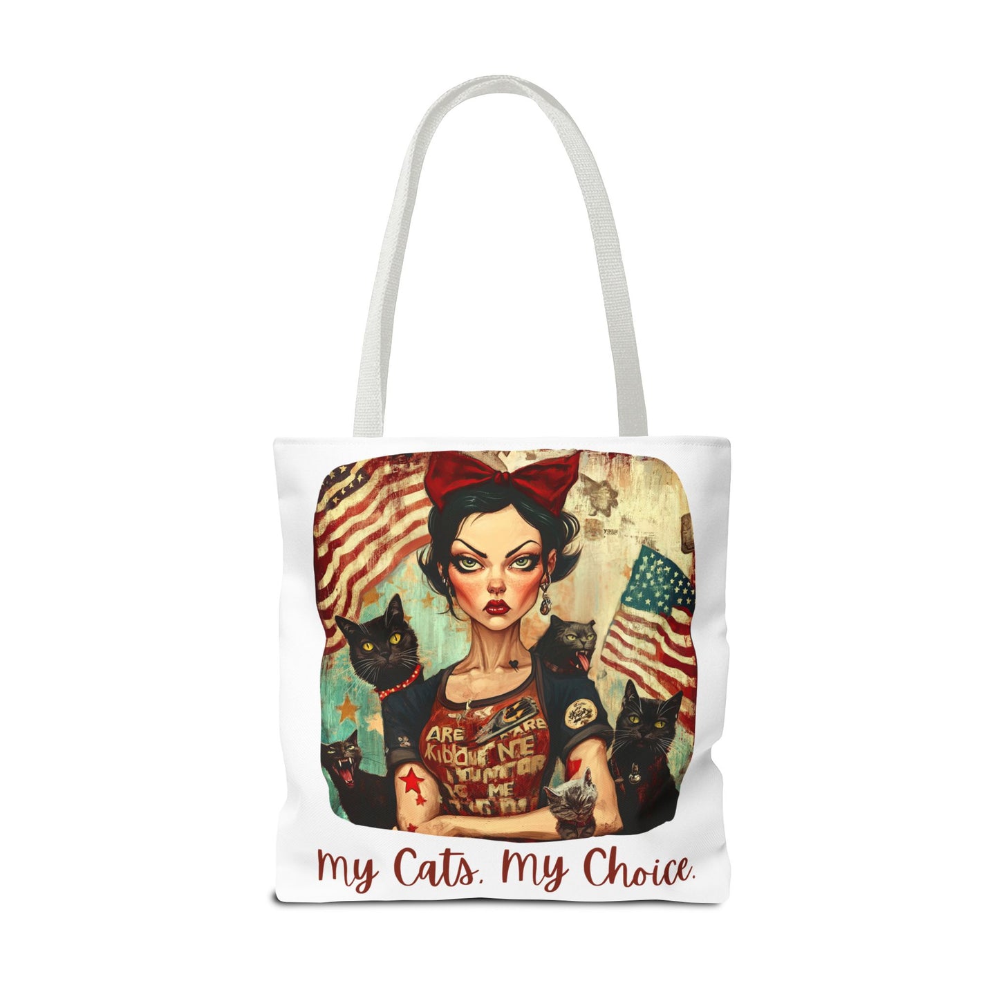 Childless Cat Lady "My Cats, My Choice" - Childless Cat Lady Tote Bag (AOP)