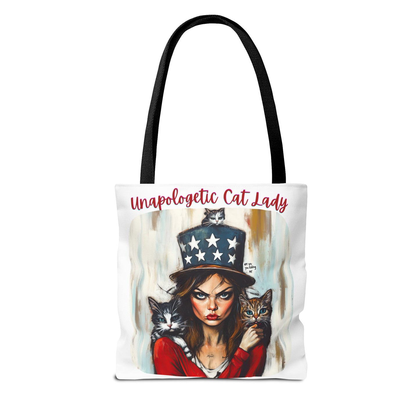 "Unapologetic Cat Lady" Childless Cat Lady Bag Childless Cat Lady Tote Bag (AOP)