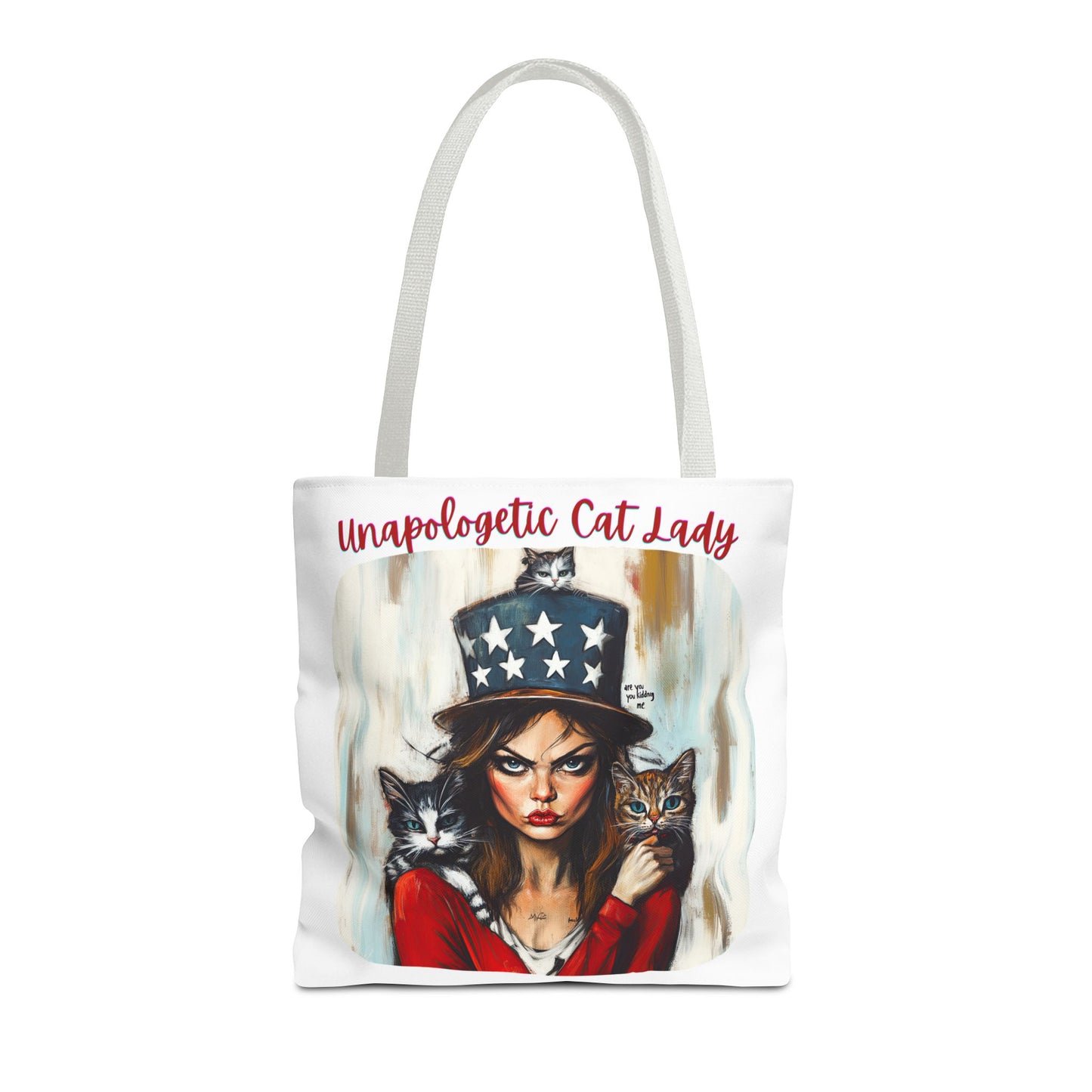 "Unapologetic Cat Lady" Childless Cat Lady Bag Childless Cat Lady Tote Bag (AOP)