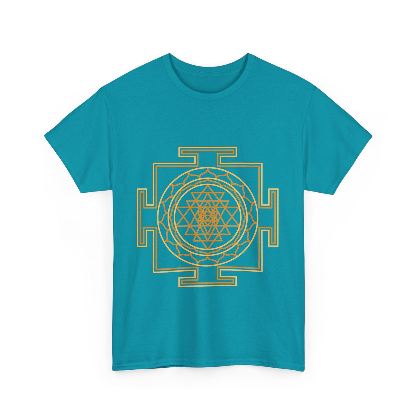 Sri Chakra, Shri Yantra Tee shirt, Graphic Tees, Yoga Wear, Zen, Spiritual, Meditation Gifts Unisex Heavy Cotton Graphic Tee T-Shirt