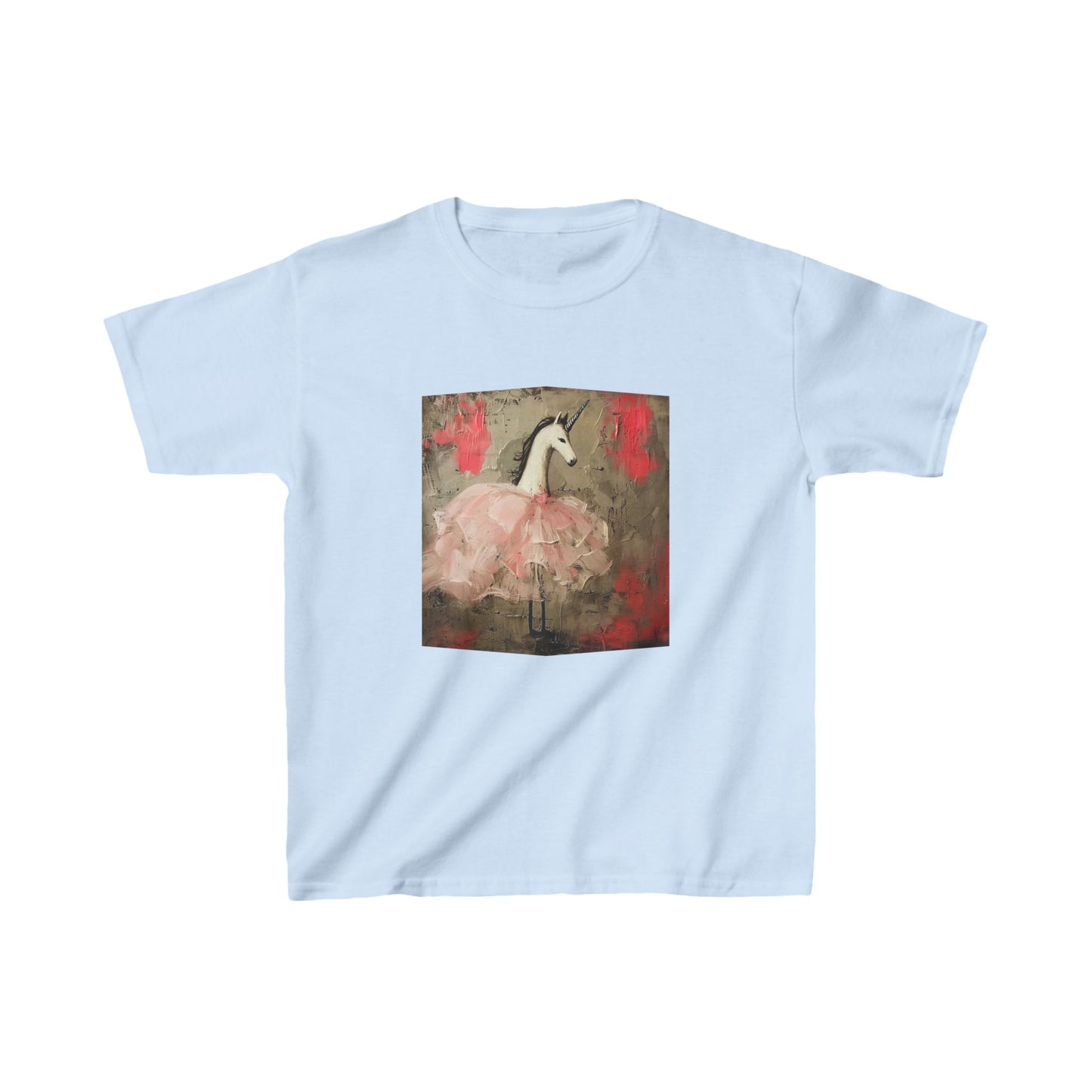 Pink Ballerina Shirt - Ballerina Unicorn Graphic Tee- Kids Graphic Tee - Pink Unicorn Design for Young Adventurers and Ballerina Dancers