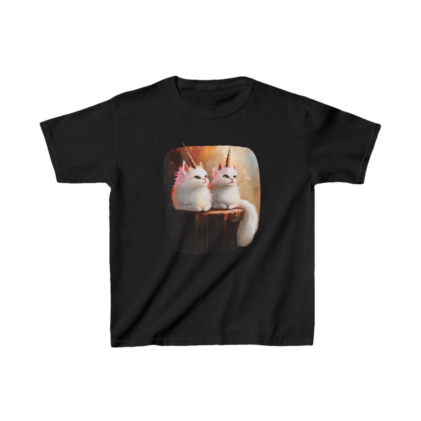 Neko Kawaii KidsCat Unicorns Graphic Tee- Kids Graphic Tee - Adorable Cat Unicorn Design for Young Cat and Unicorn Lovers