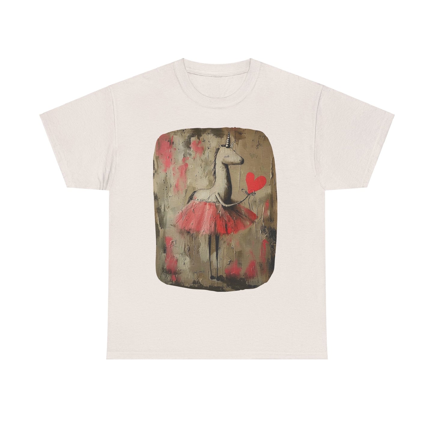 Ballerina Unicorns (Ver 2) Unicorn Lovers Graphic Tee Unisex Heavy Cotton Tee T-Shirt