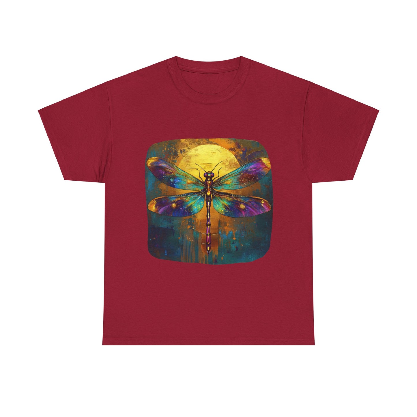 Gilded Dragonfly, Dragonfly Lover - Dragonfly Gift Unisex Heavy Cotton Tee T-Shirt